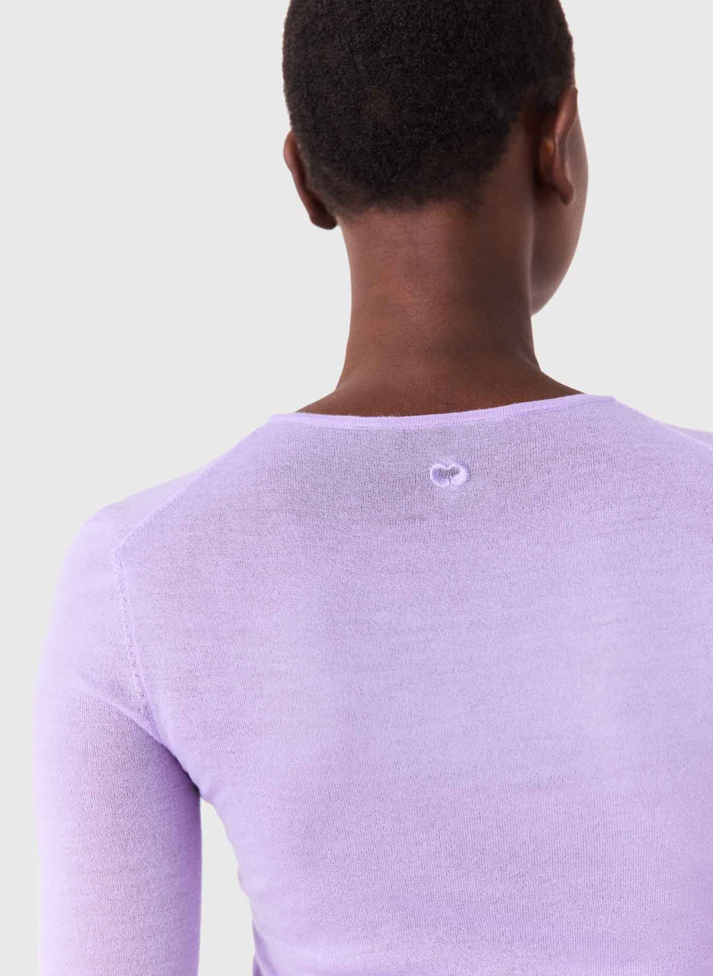 Pull en maille fine MAJE Violet