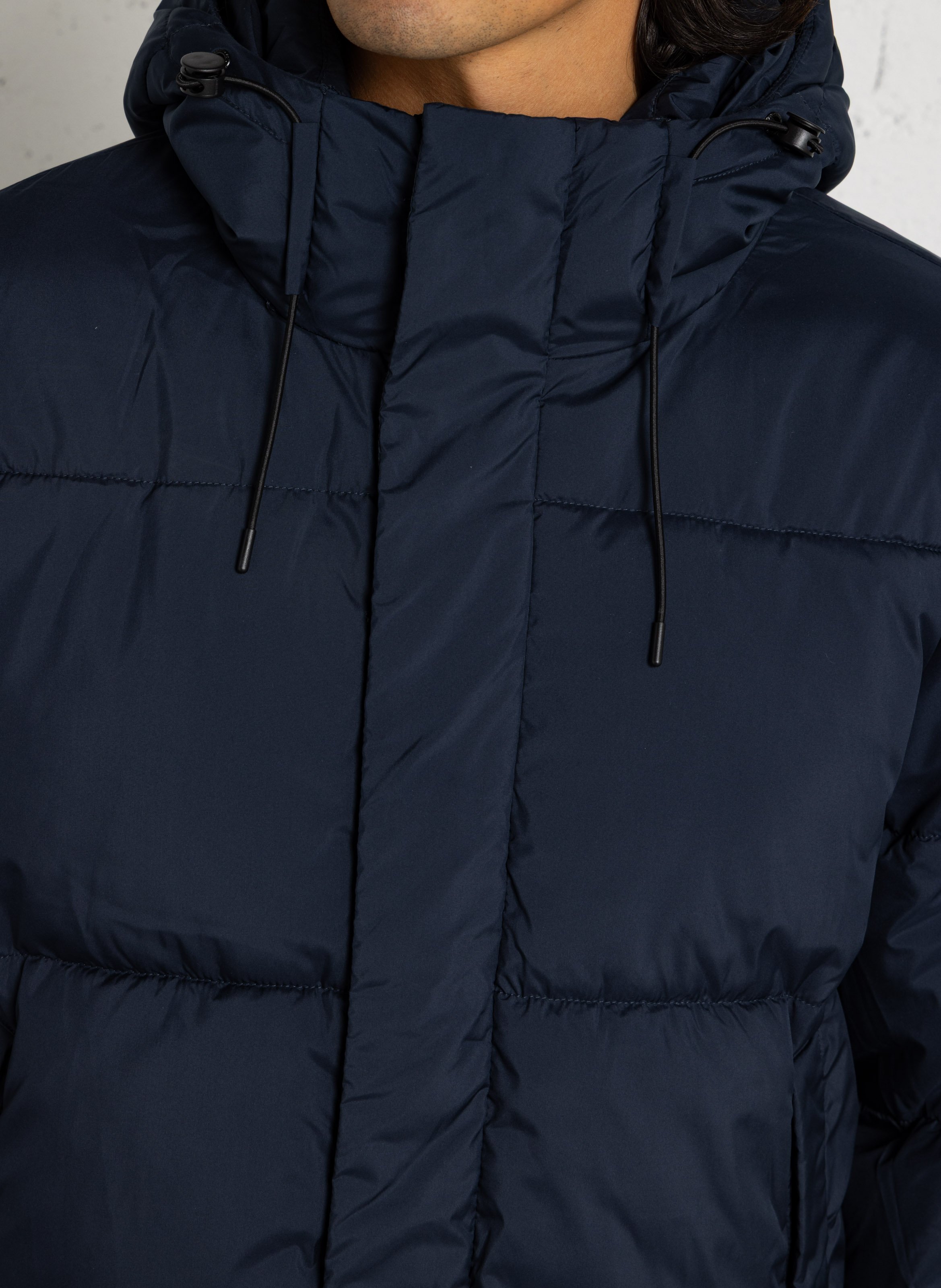 Gerade Steppjacke mit einfarbiger Kapuze PEPE JEANS Blau
