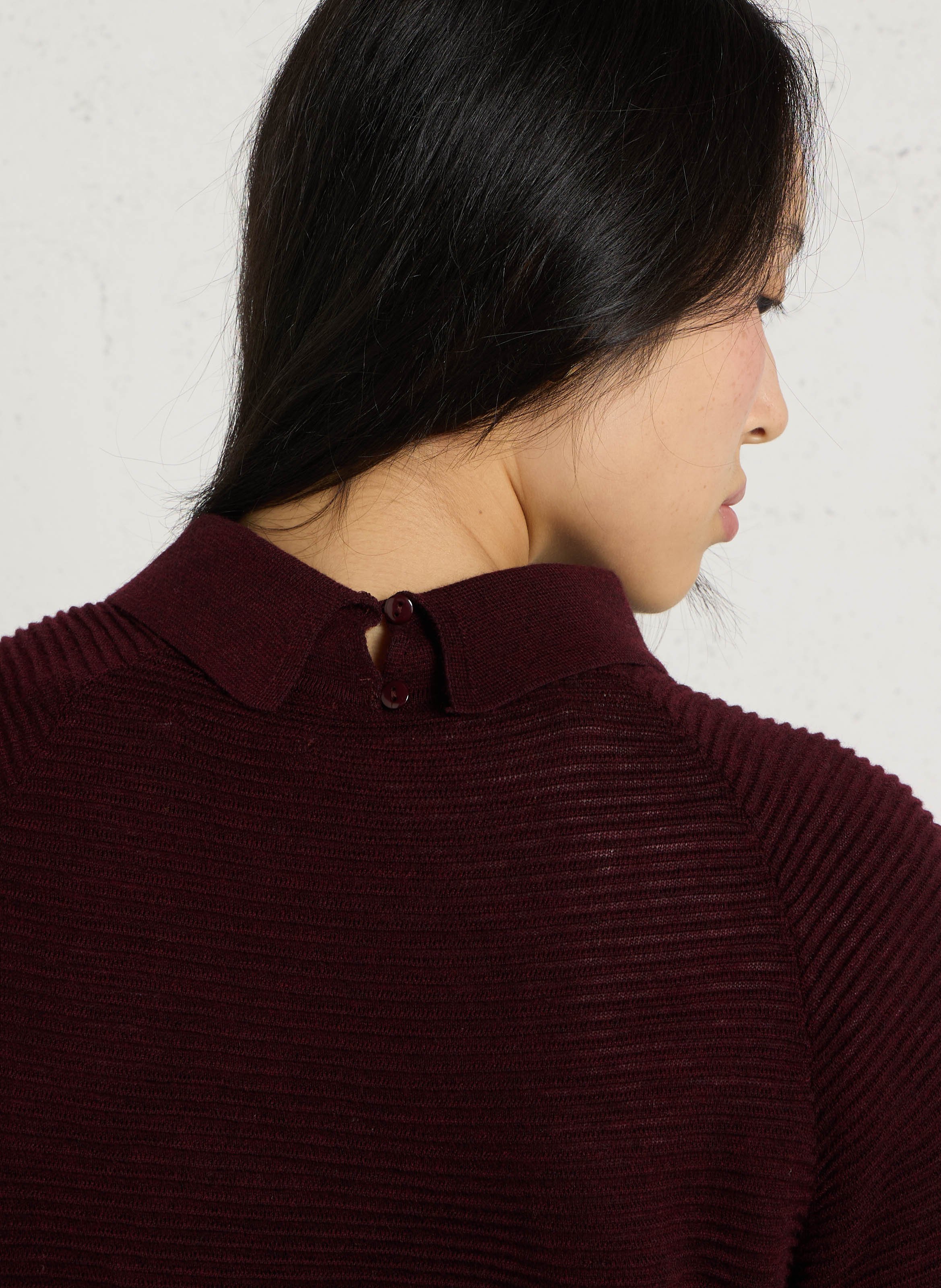 Pull ample texturé  MAISON 123 Rouge