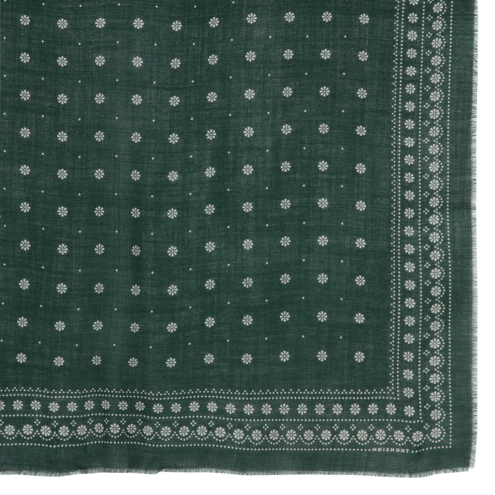 Foulard en laine MOISMONT Vert