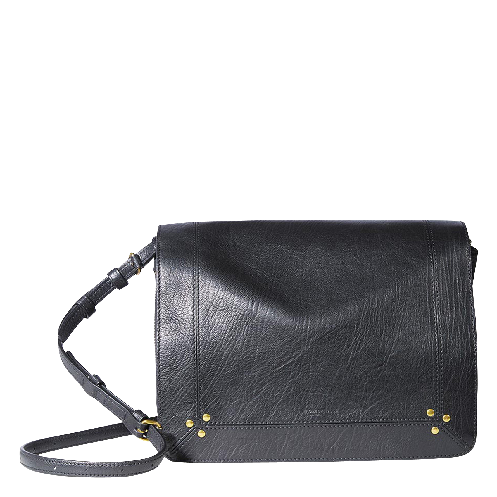 Leder-Umhängetasche JEROME DREYFUSS Schwarz