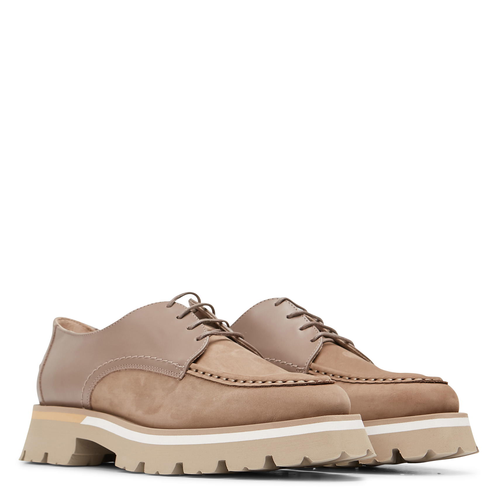 Leather Derby shoes PAUL SMITH Brown