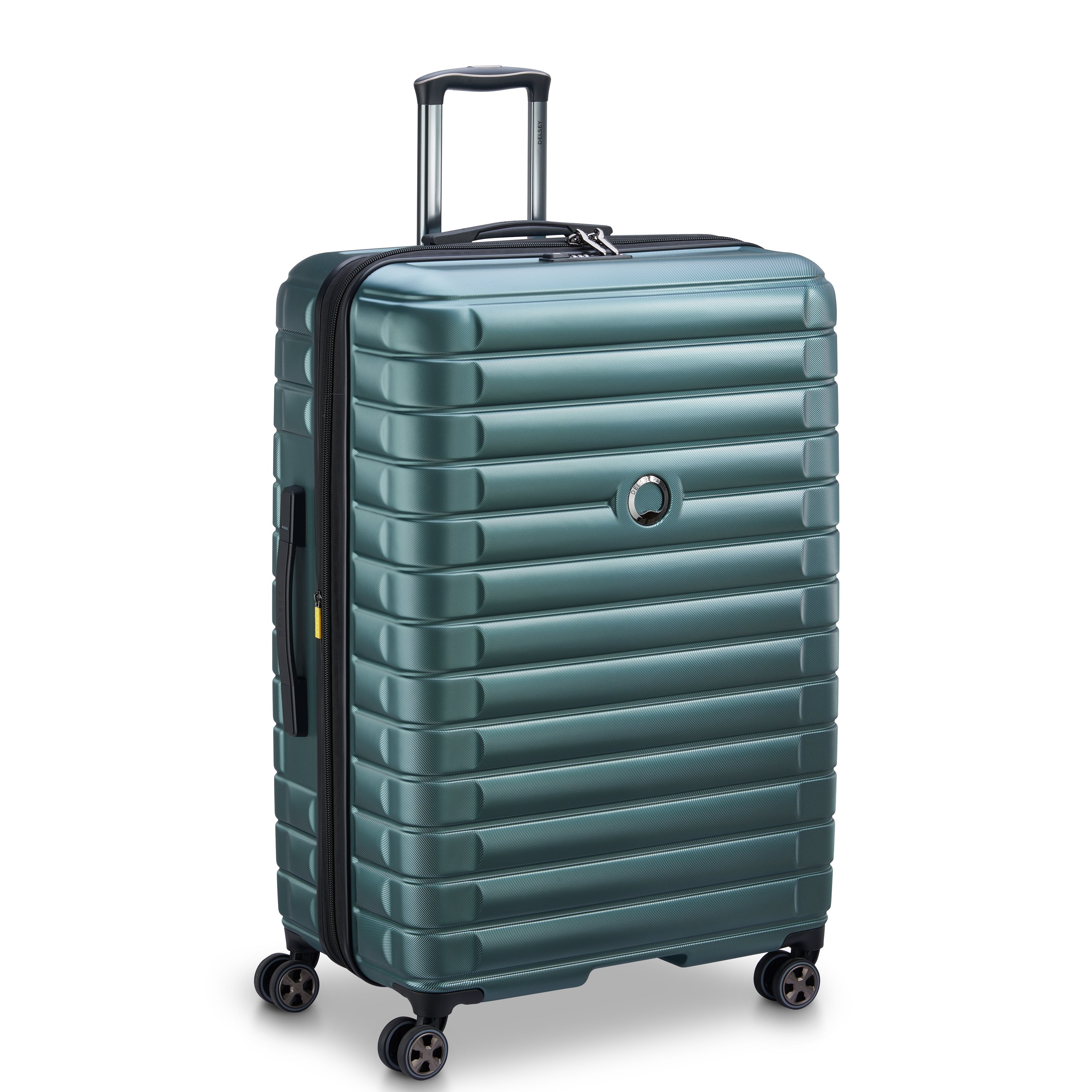 Rigid hold suitcase Green