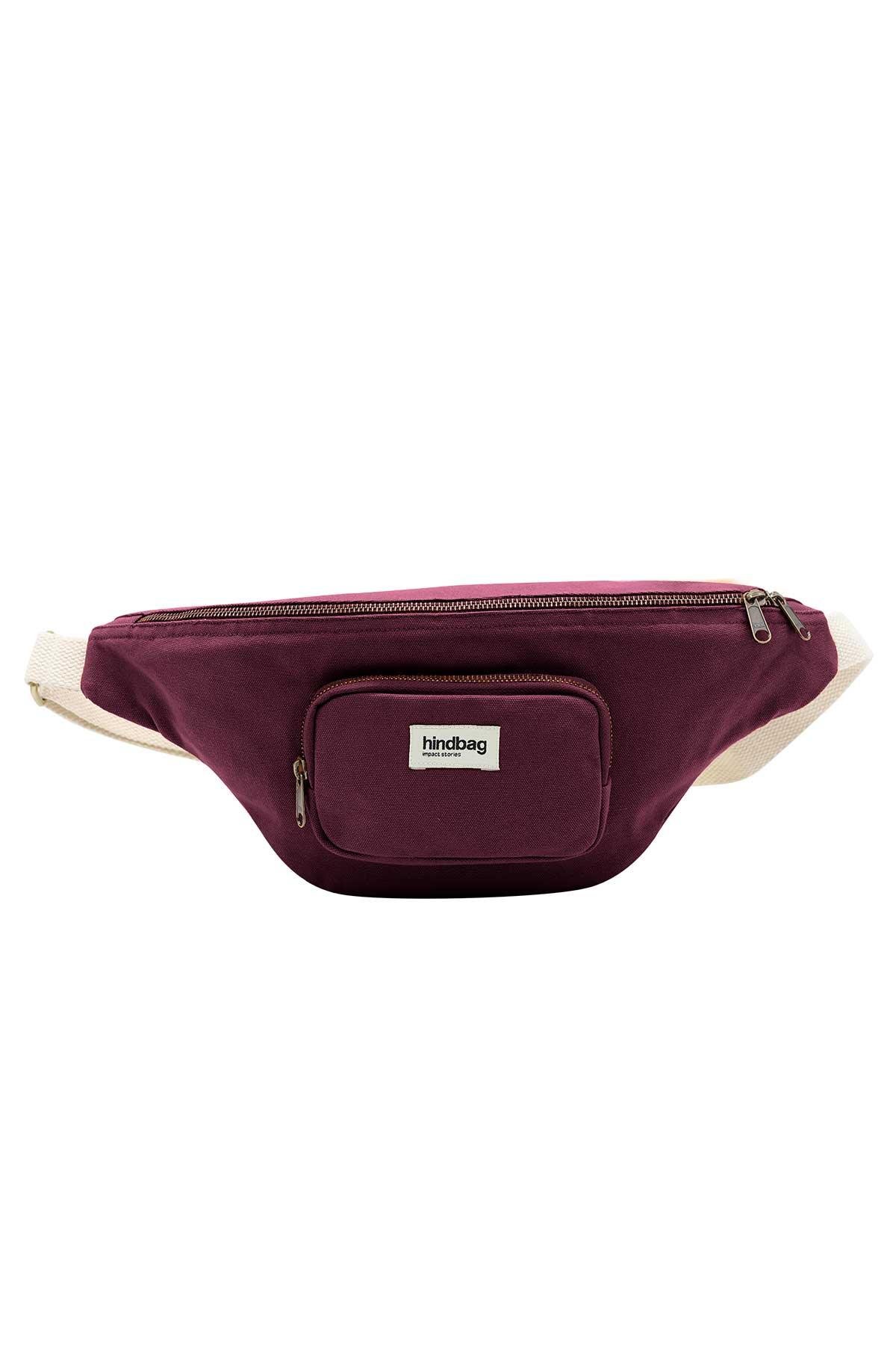 Cotton waist bag HINDBAG Purple