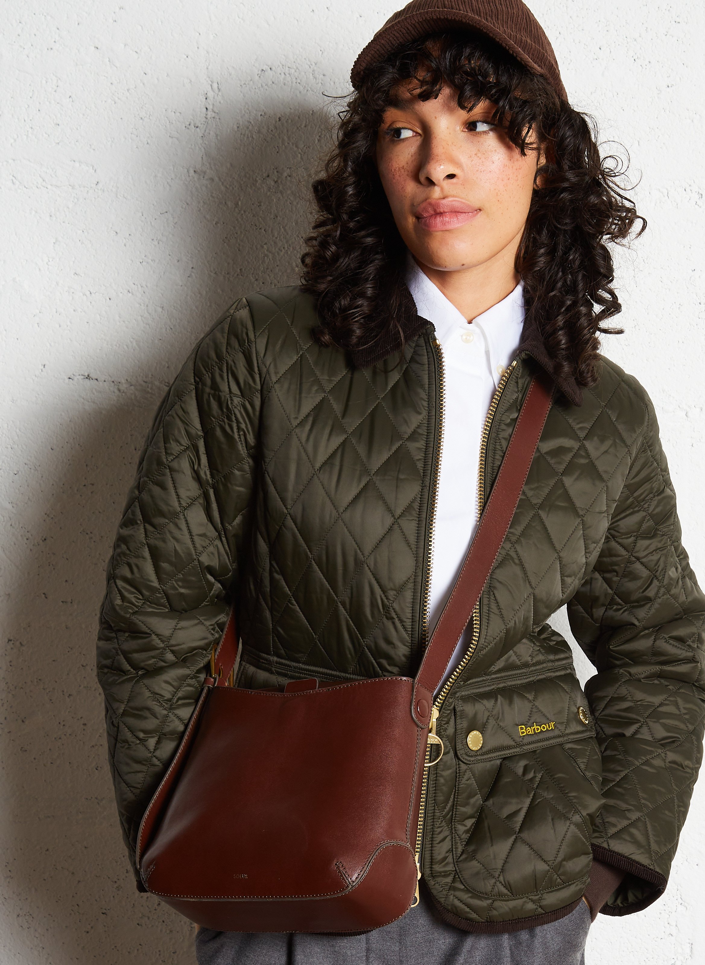 Blouson col classique  BARBOUR Vert