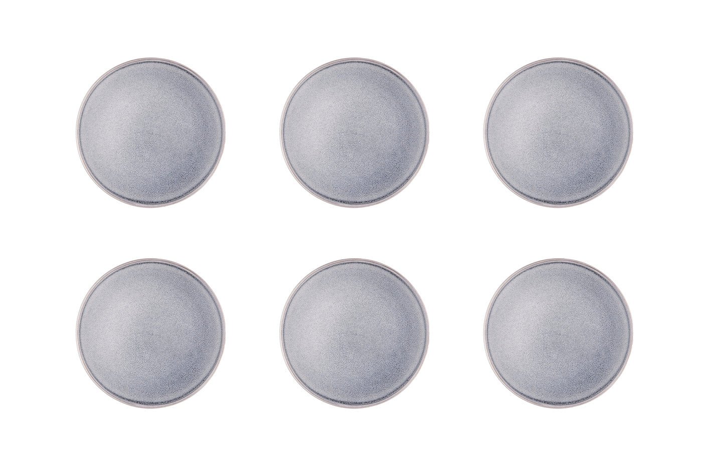 Stone moon gray ø19cm plate - 6 pieces BJORN Grey