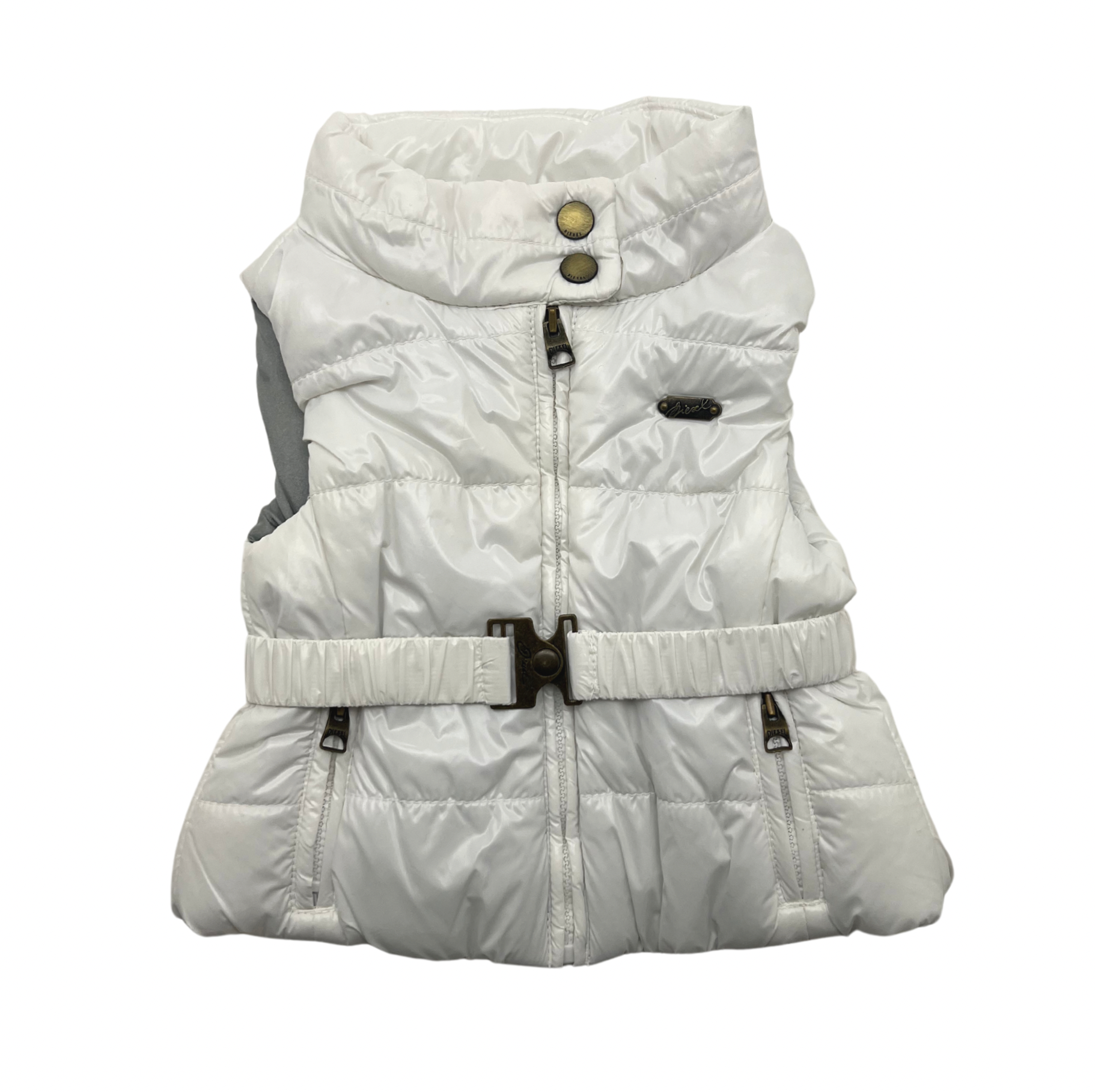 White baby padded jacket - 6 months DIESEL  - Seconde Main White