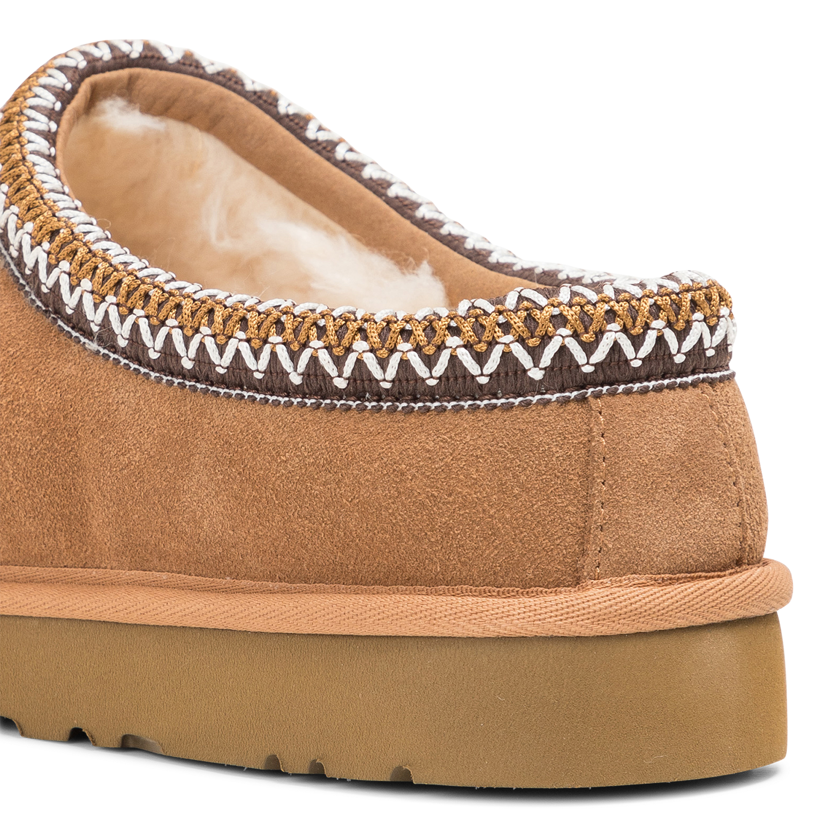 Chaussons en cuir UGG Marron