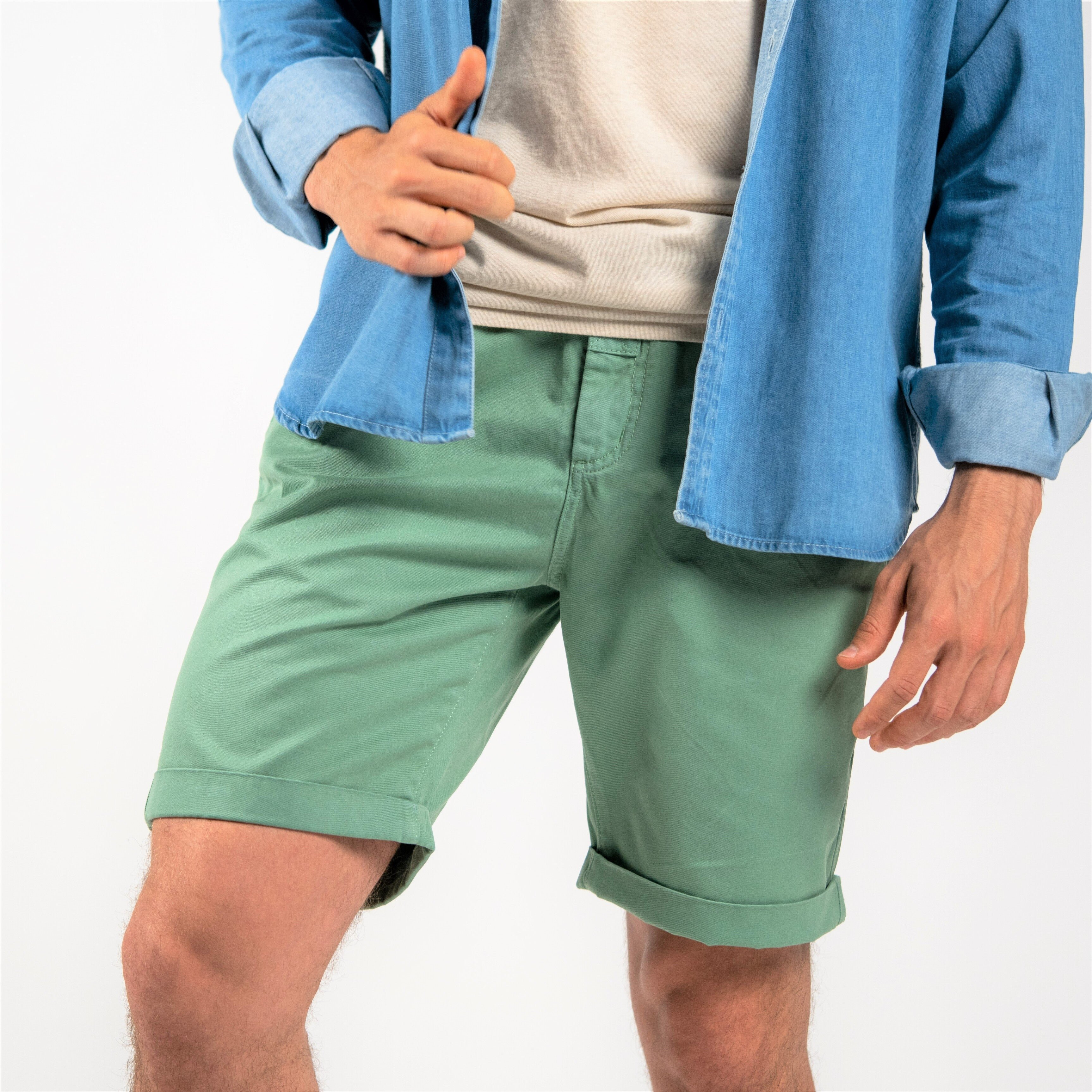 Organic cotton shorts Green