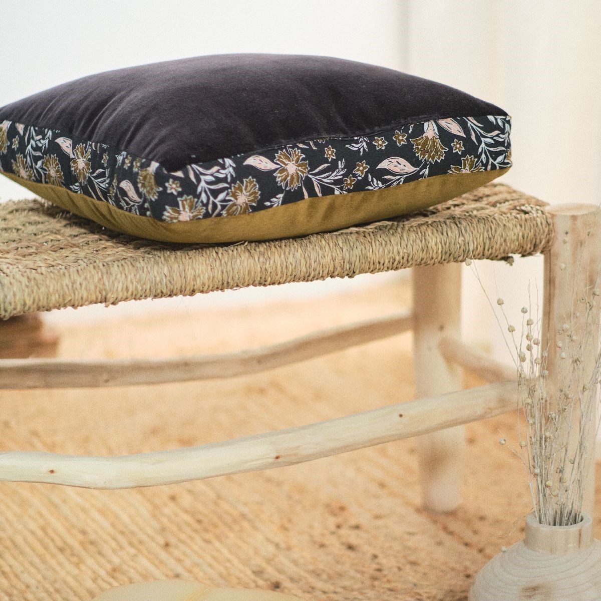 Cotton decorative cushion TODAY LINGE DE MAISON Brown