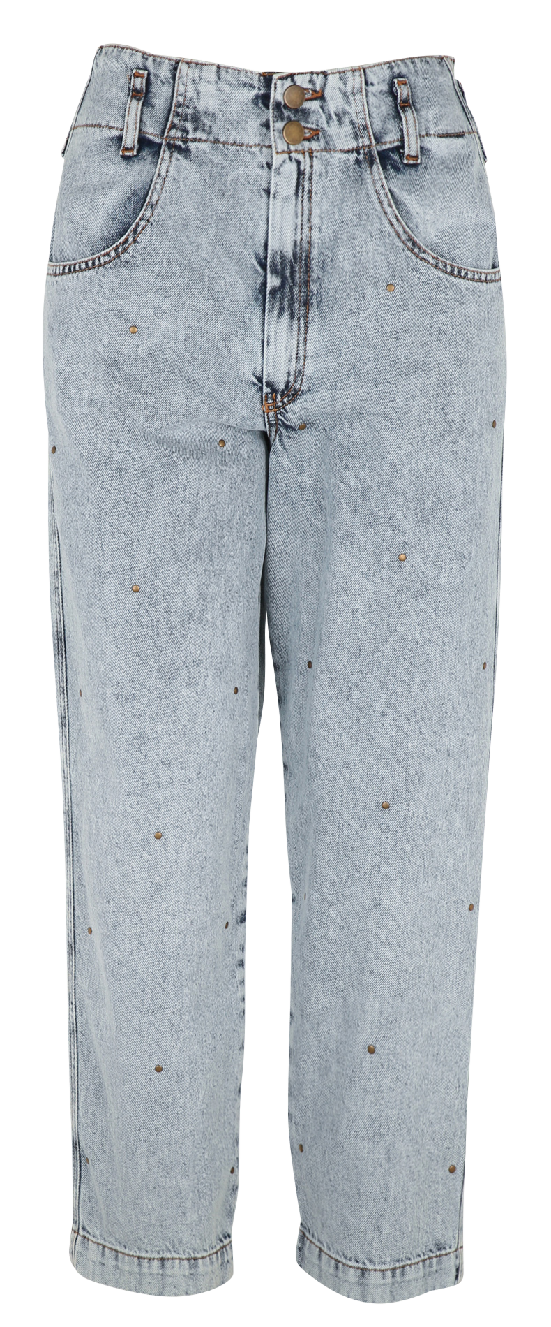 Jean large en coton  TINSELS Bleu