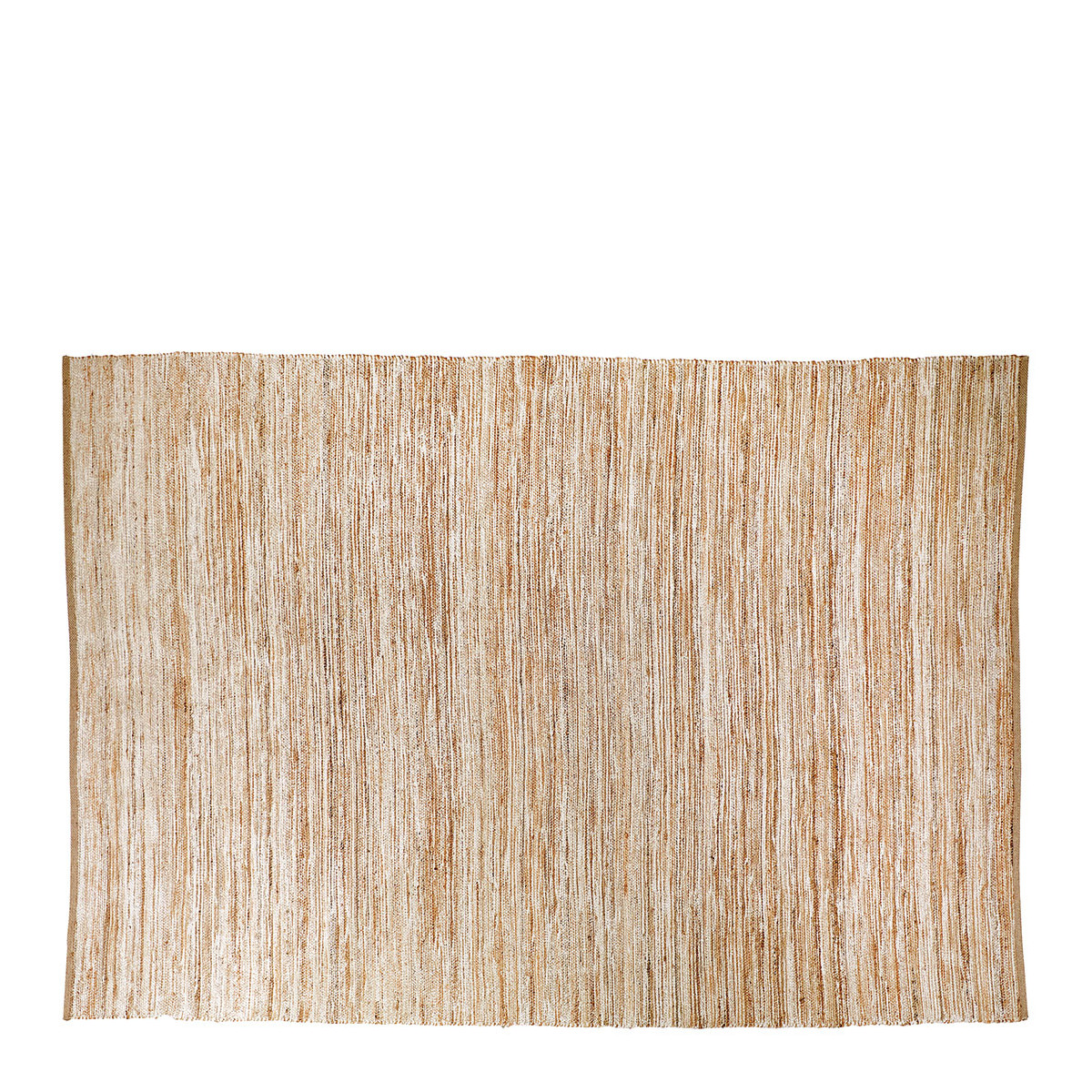 Cotton and jute rug BLANC D'IVOIRE Multicolored