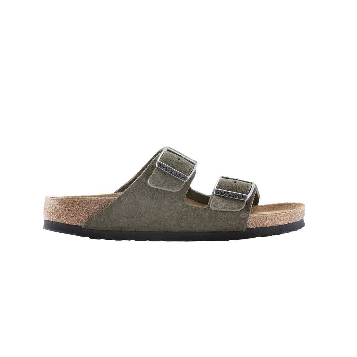 Faux leather sandals BIRKENSTOCK Khaki