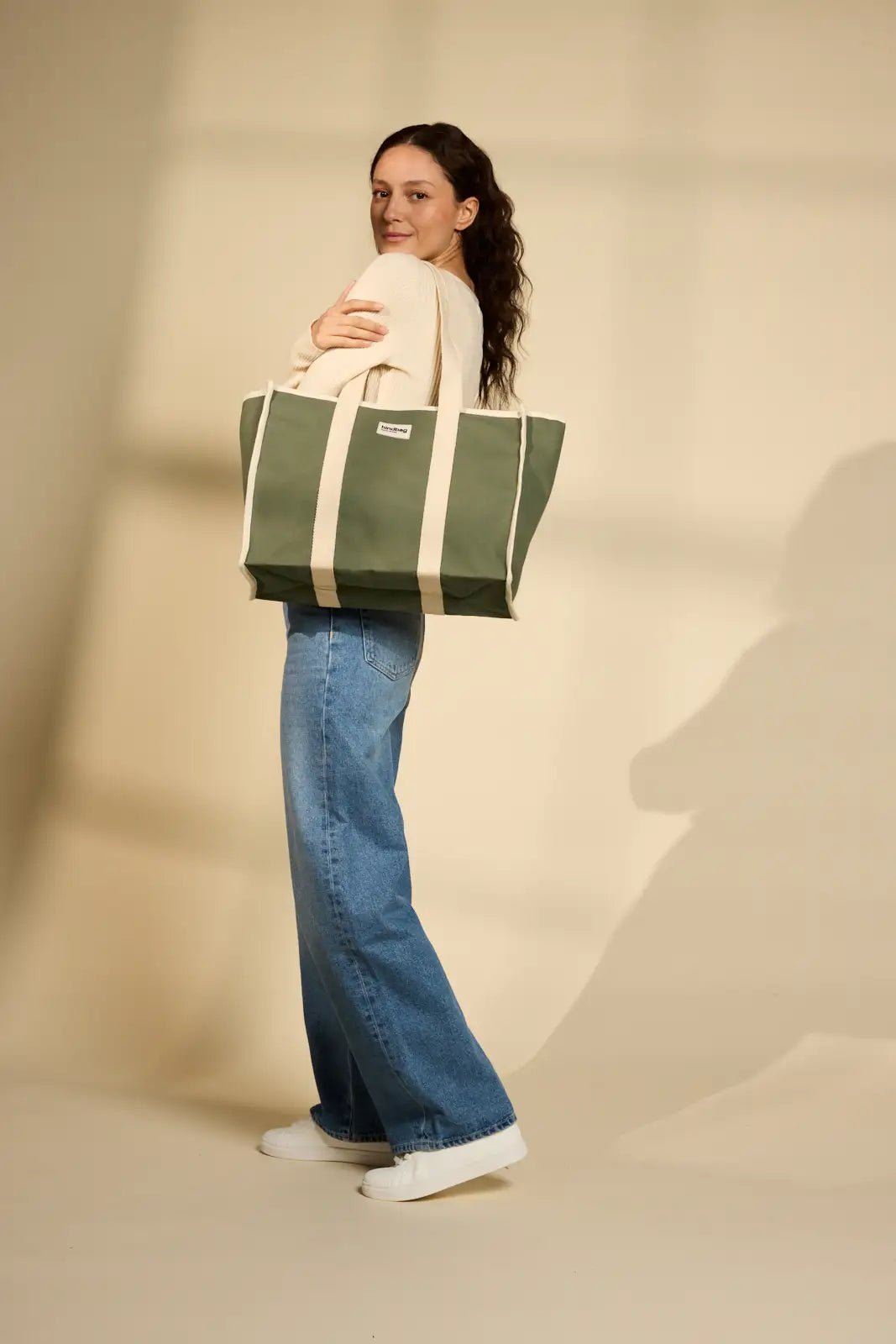 Oscar tote bag HINDBAG Green