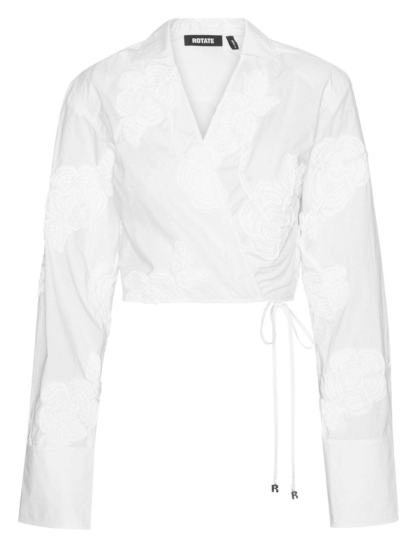 Organic cotton shirt with classic collar ROTATE White