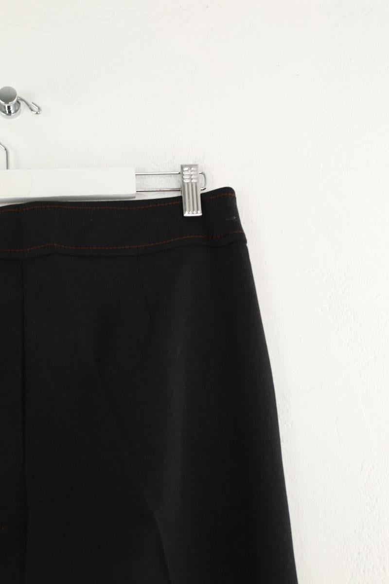 Bandol straight woollen trousers PAULE KA - Seconde main Black