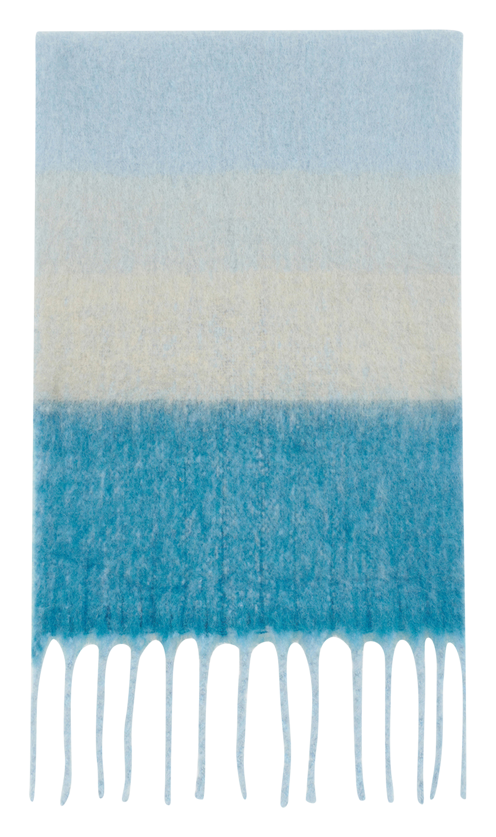 Echarpe épaisse à franges PABLO Bleu