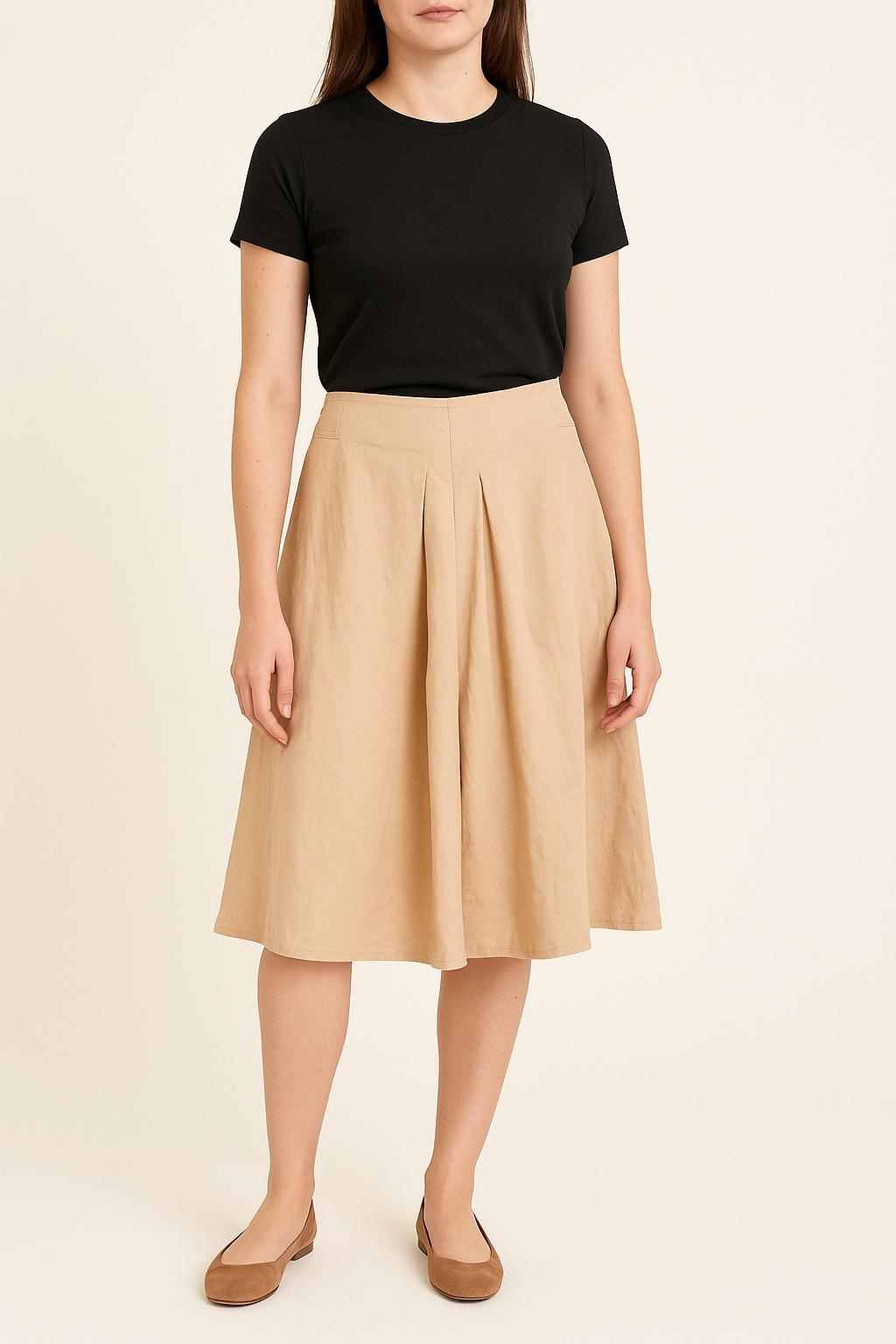 Short & midi skirt TARA JARMON - Seconde Main Beige