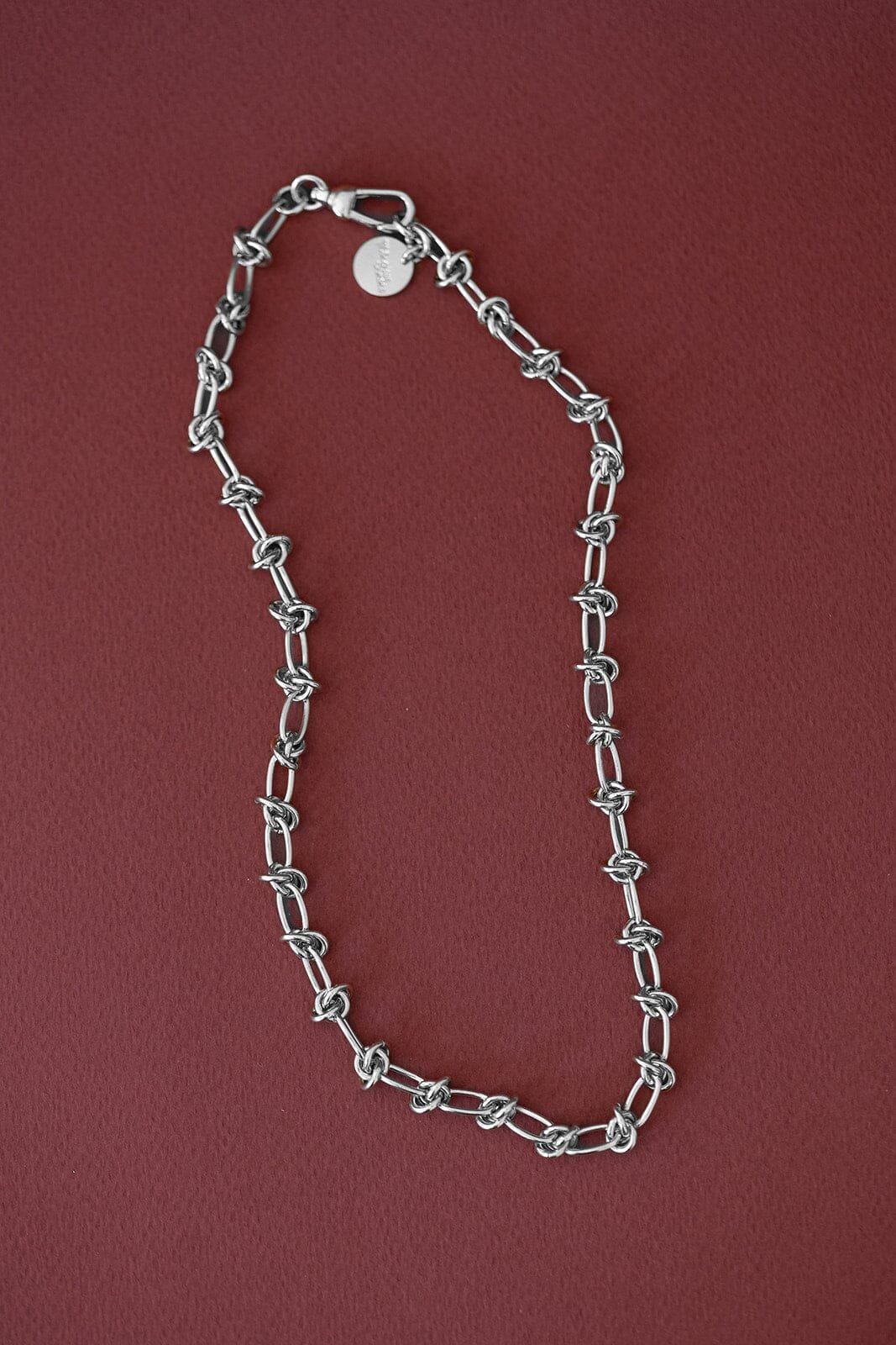 Silver plated necklace MONSIEUR SIMONE Silver