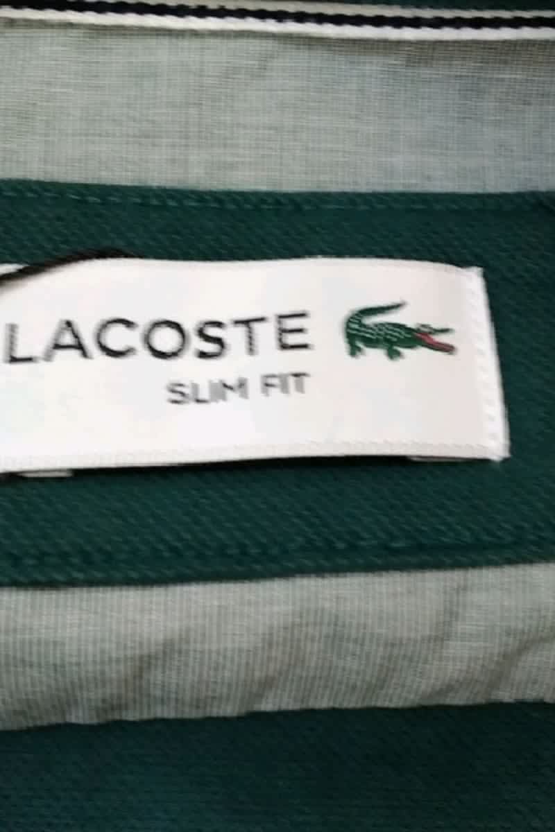 Shirt LACOSTE - SECONDE MAIN Green