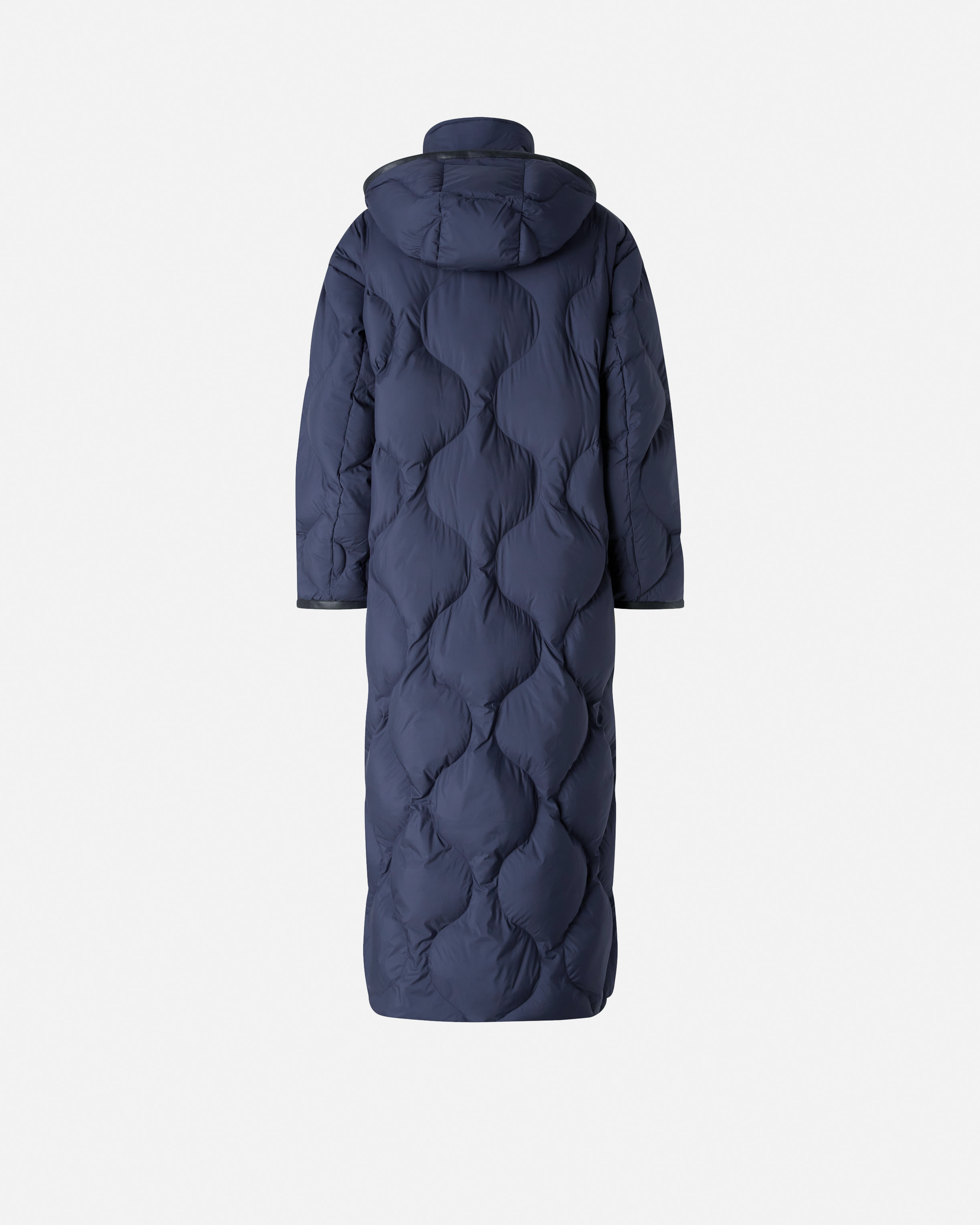 Long quilted coat PINKO Blue
