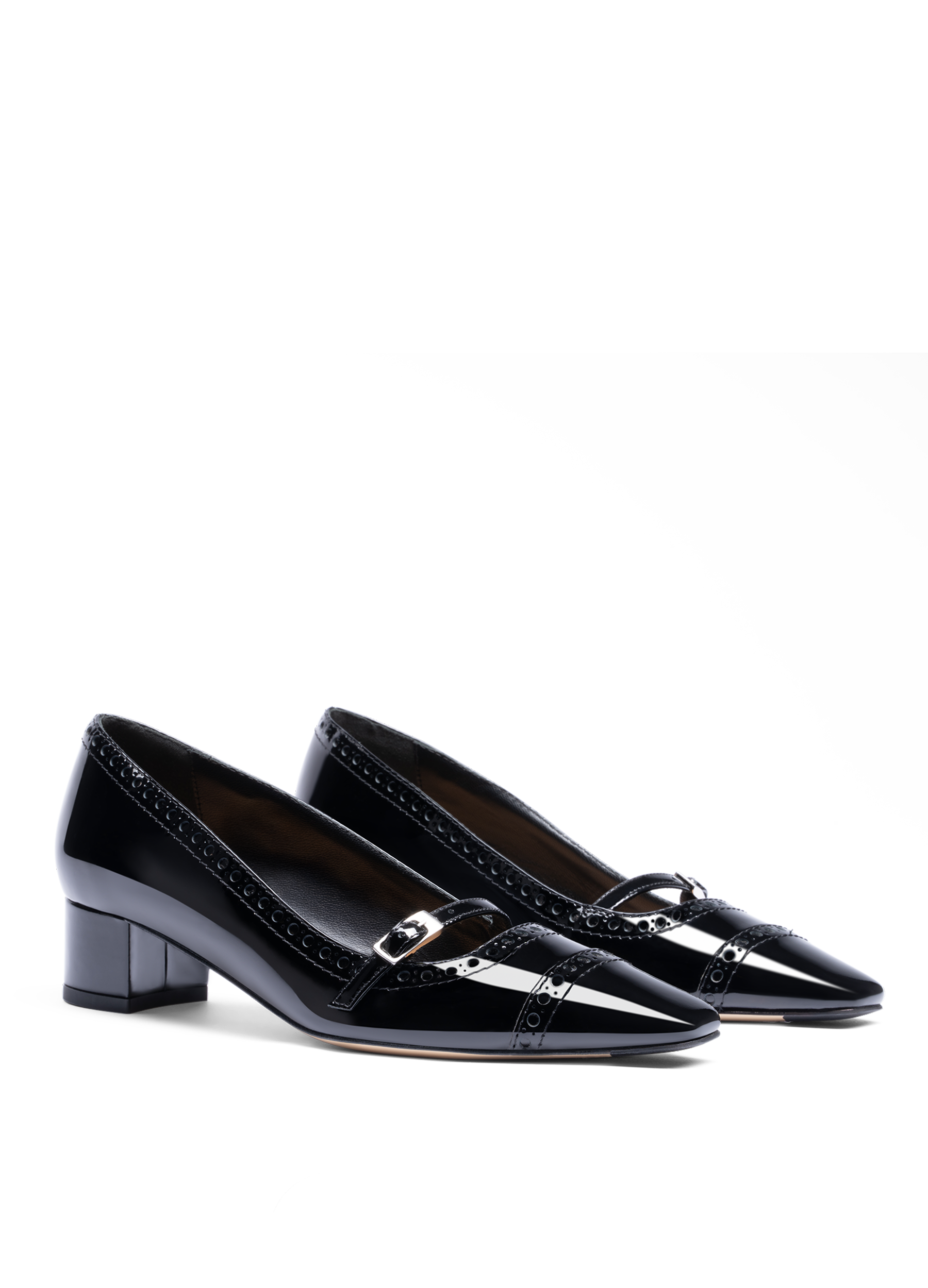 Black patent leather pumps PARALLELE PARIS Black