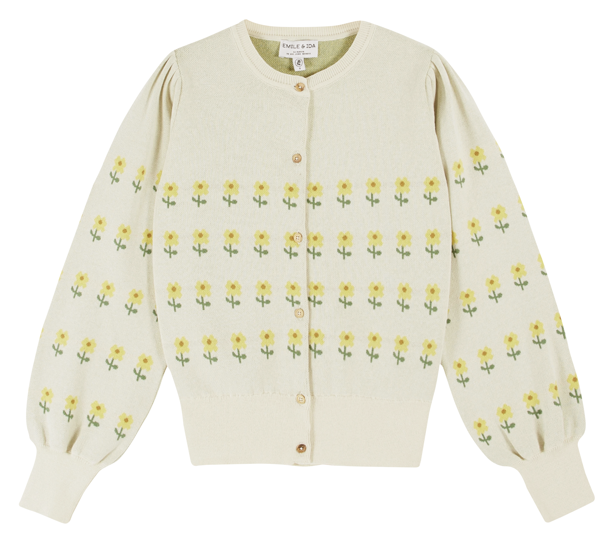 Vest met ronde hals EMILE ET IDA Beige