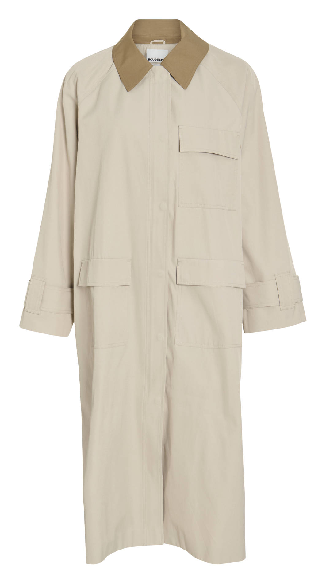 Trench col classique  ROUGE EDIT Beige