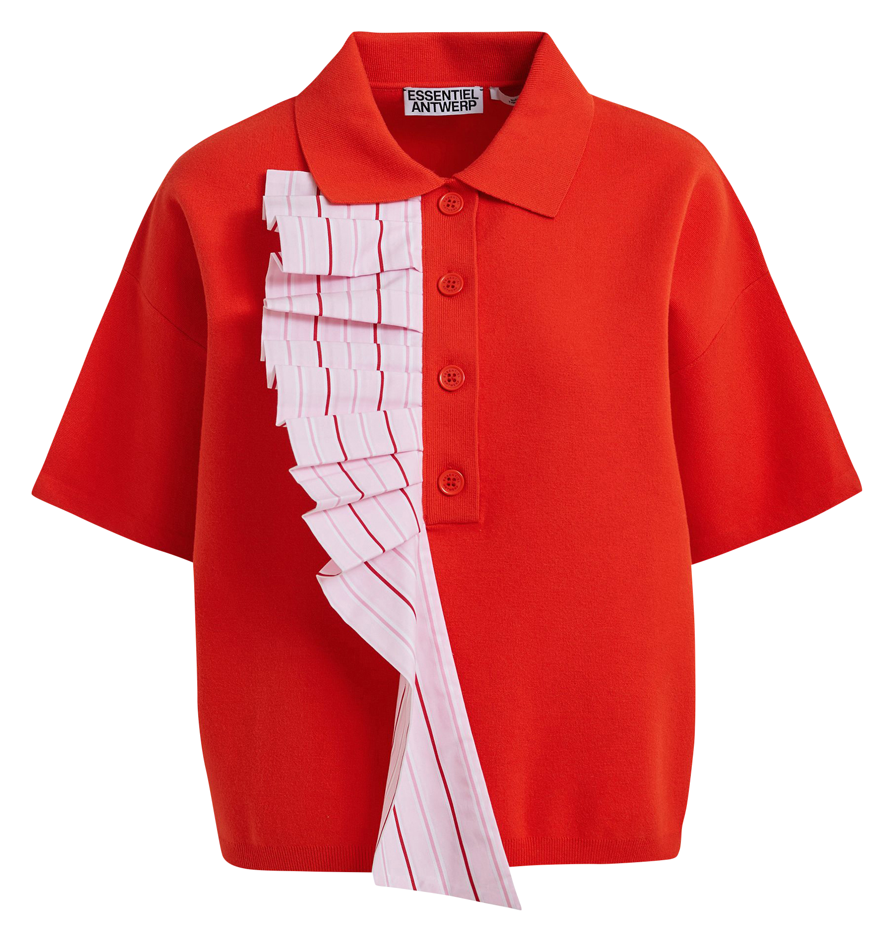 Short-sleeved polo shirt ESSENTIEL ANTWERP Orange