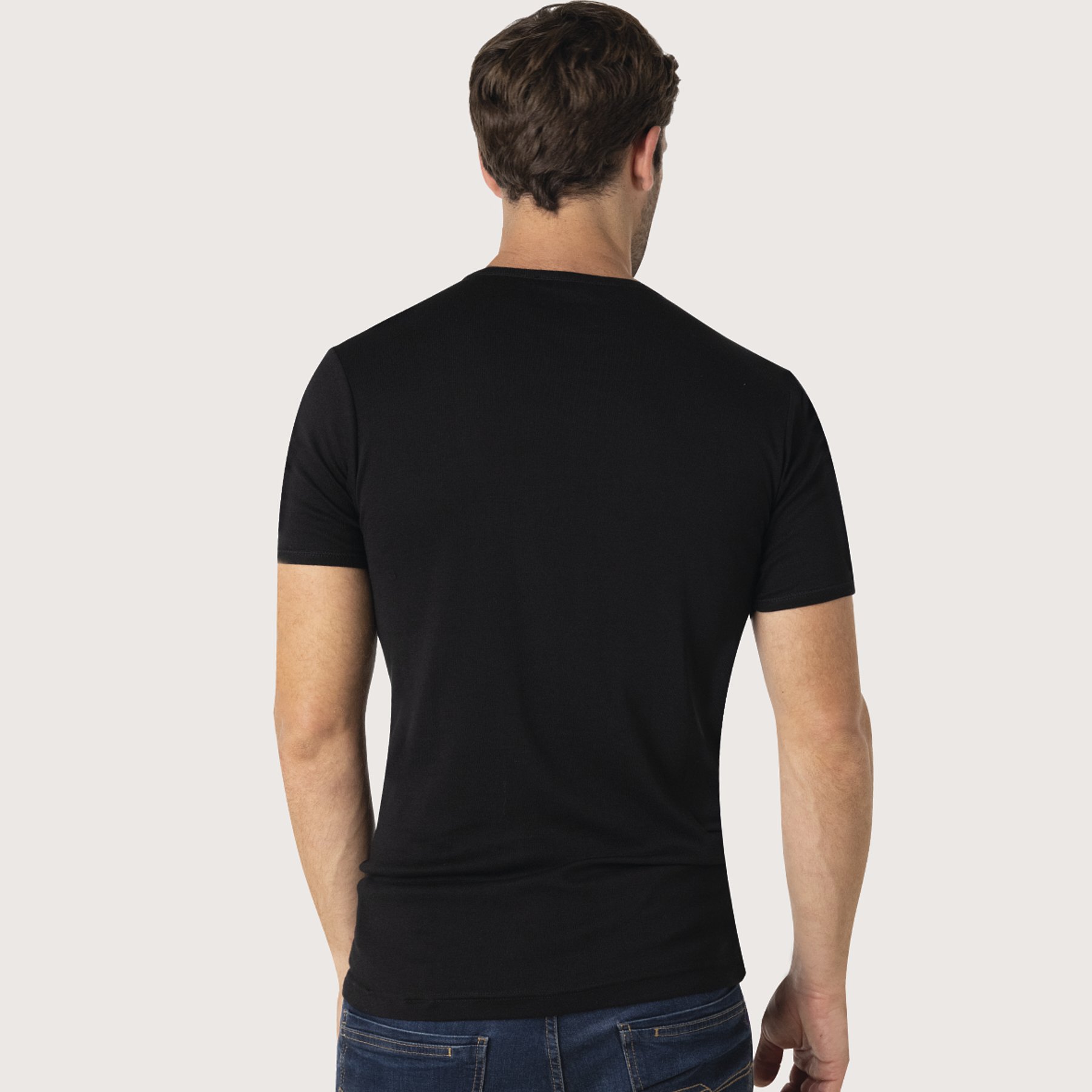 Les Classiques pack of 3 round-neck T-shirts Black