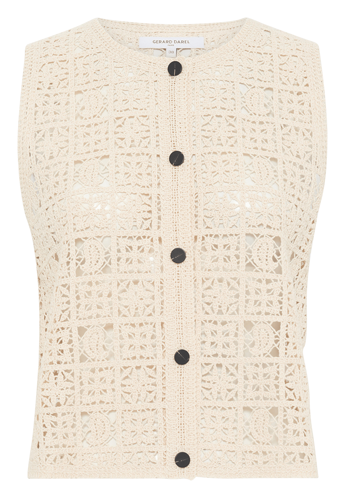 Gehäkelte Tunika  GERARD DAREL Beige