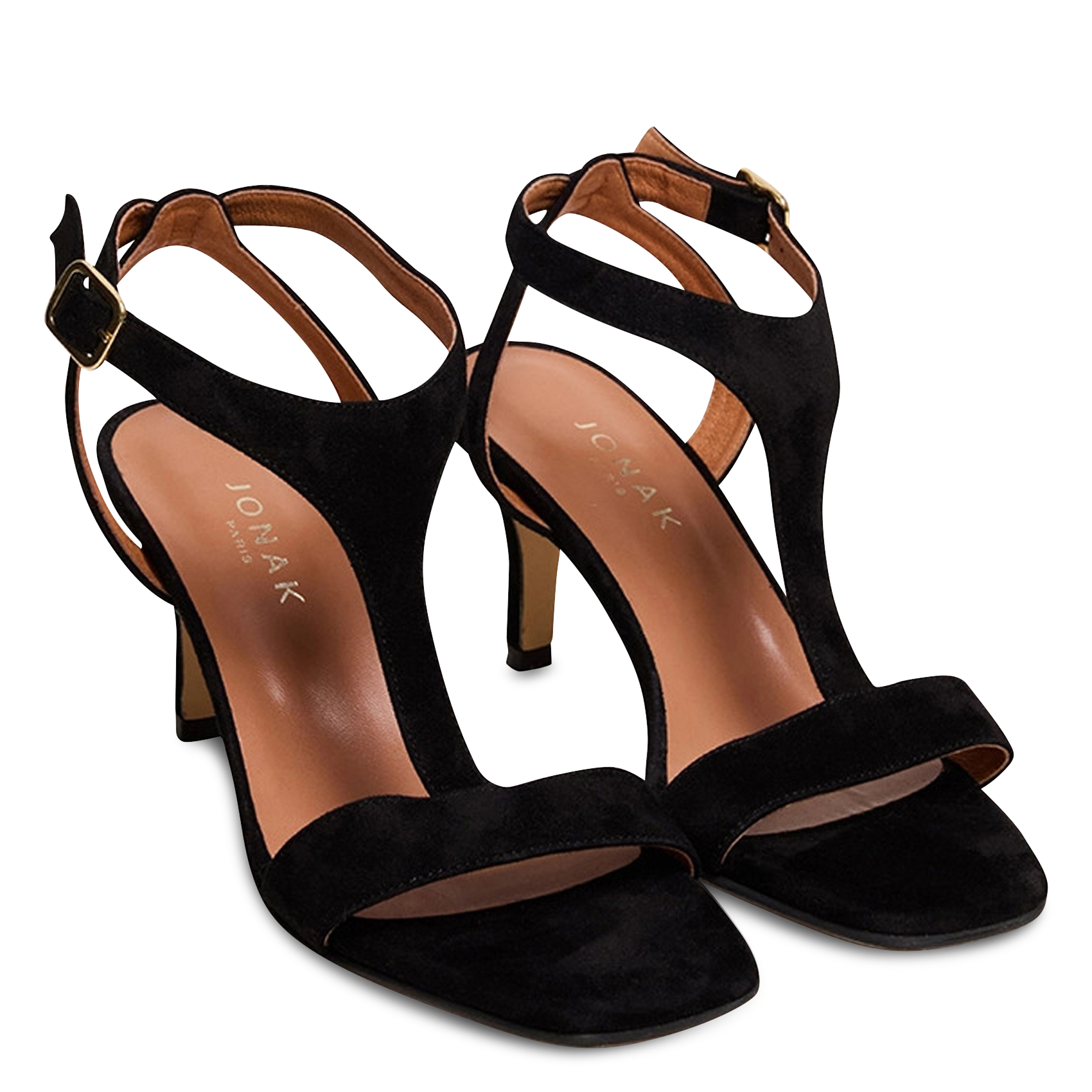 Caflo - Hohe Wildledersandalen JONAK Schwarz