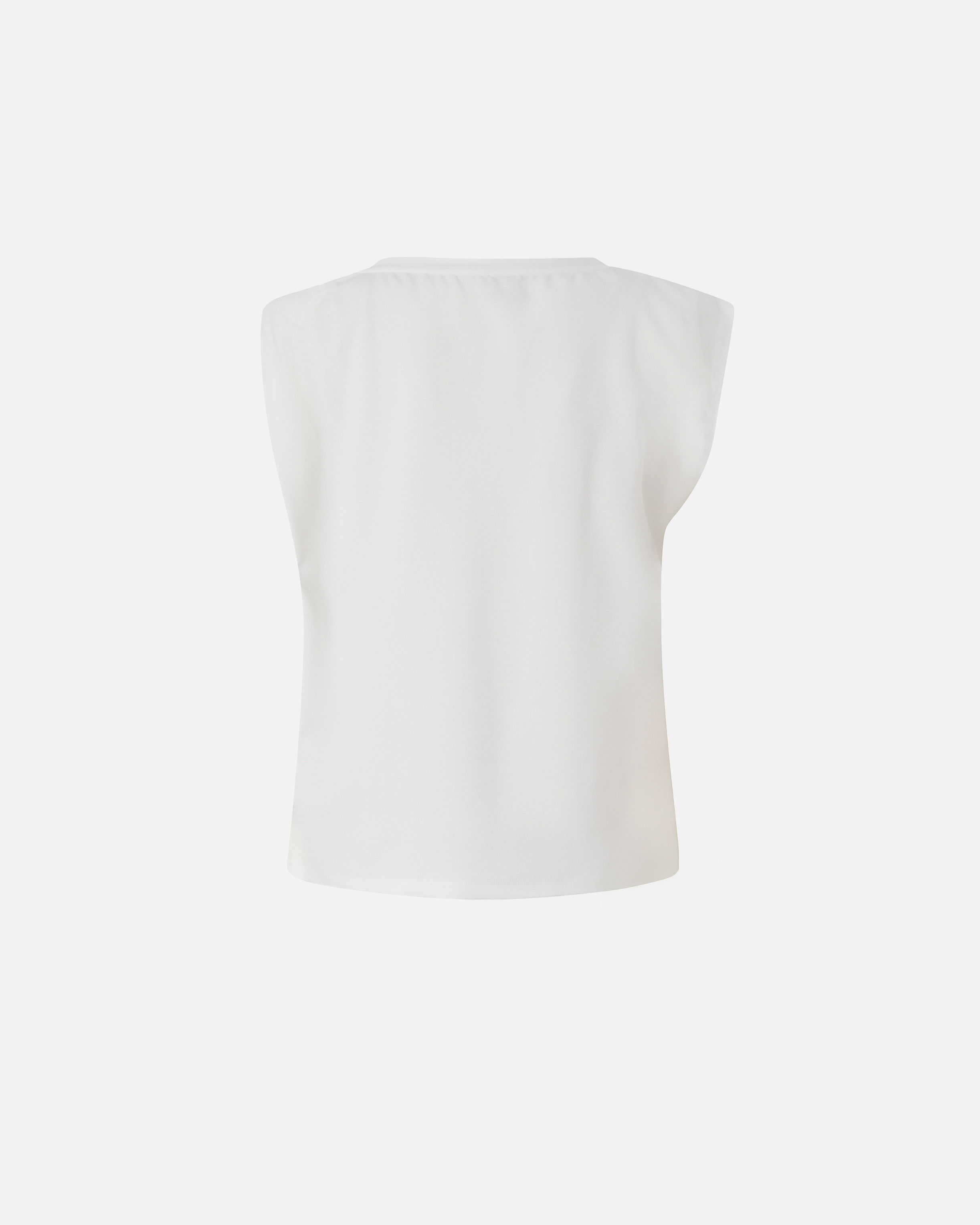 Top with golden detail PINKO White