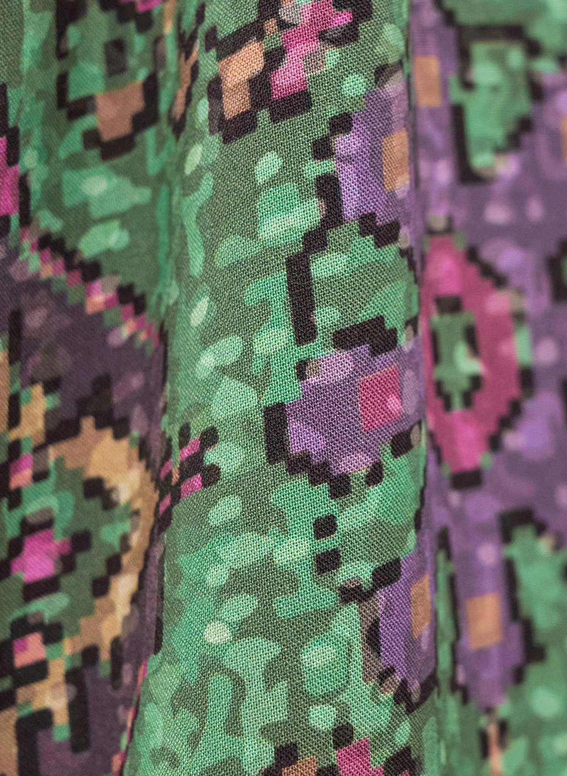 Top col droit imprimé BA&SH Vert