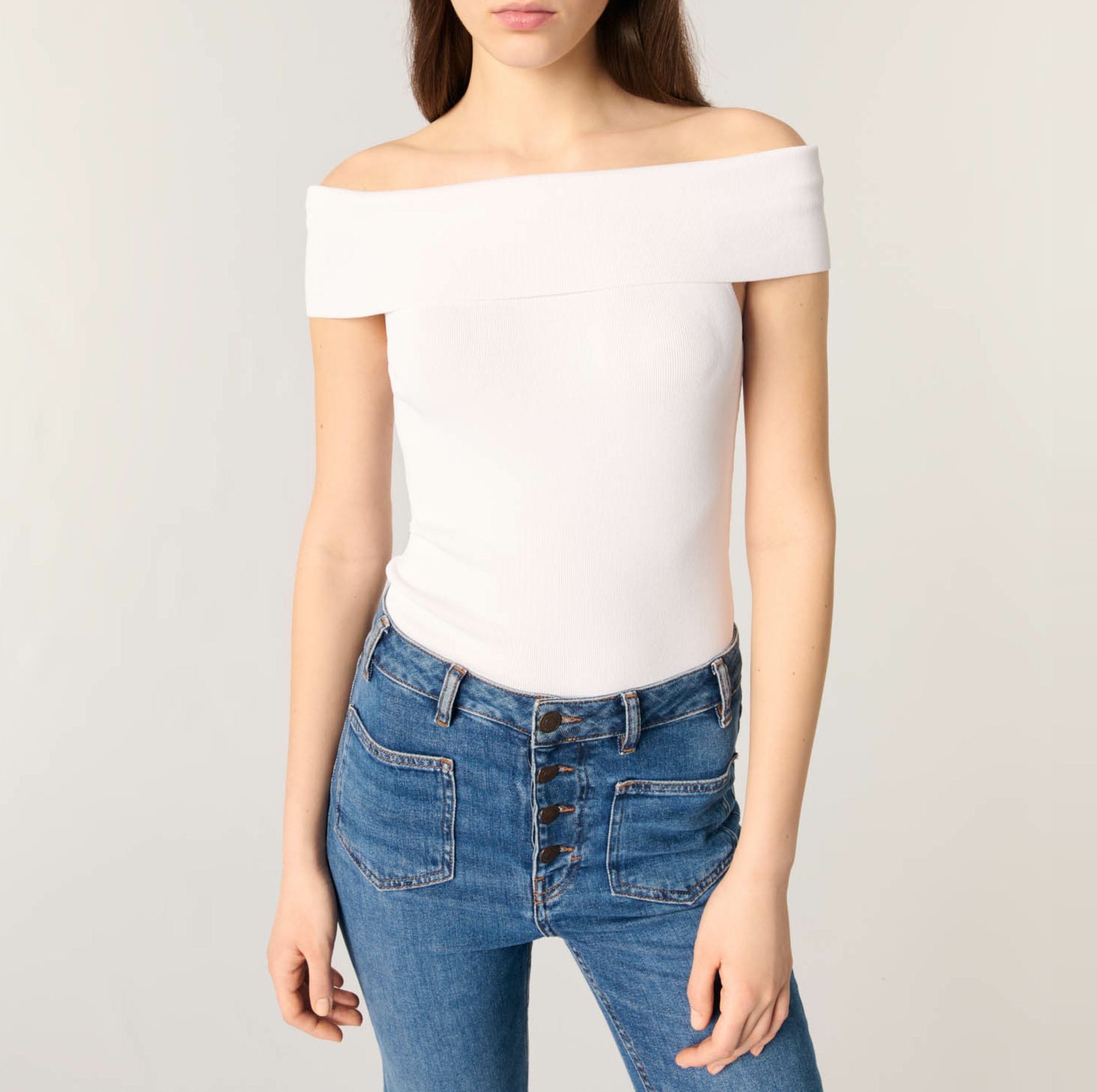 Top met bardothals MAJE