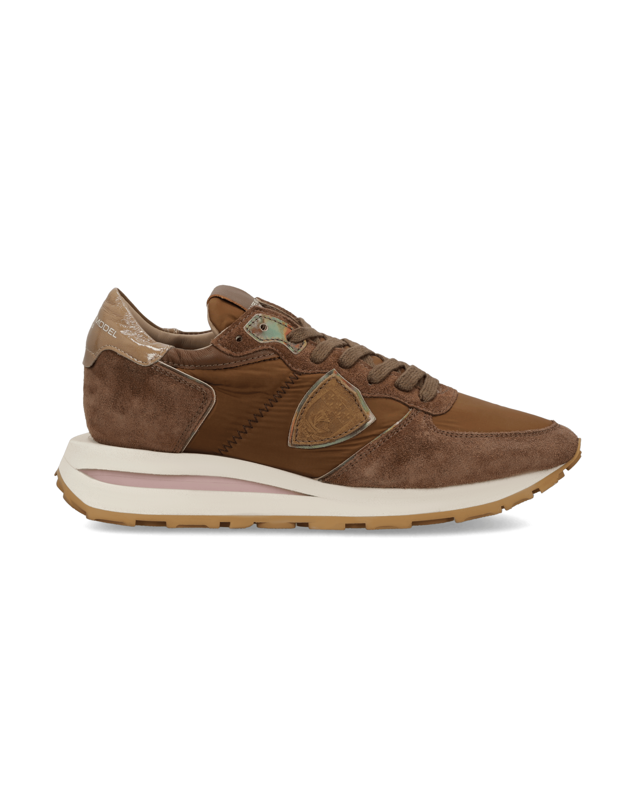 High-top running sneakers PHILIPPE MODEL Brown