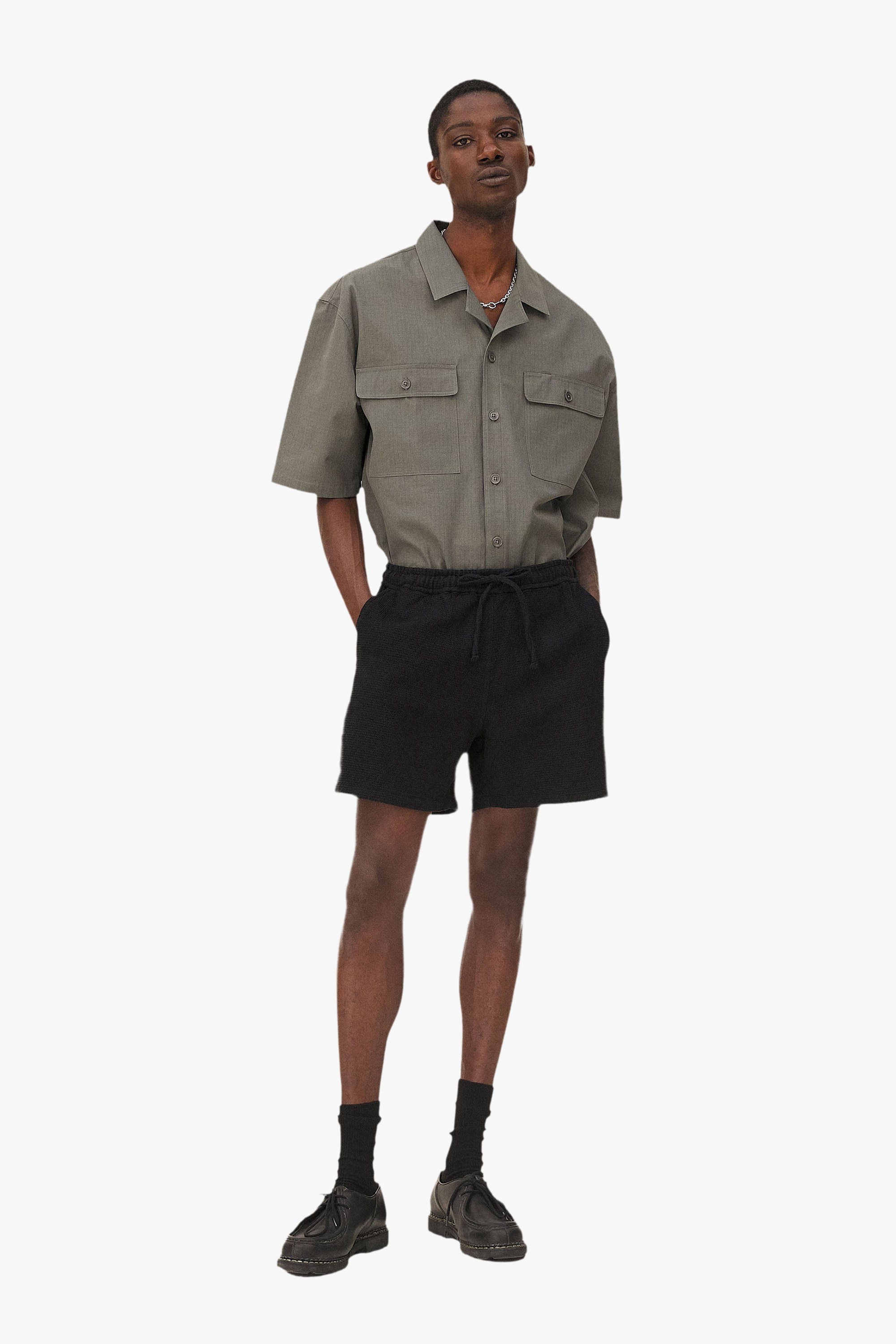 Elasticated Malibu Shorts Noyoco Black