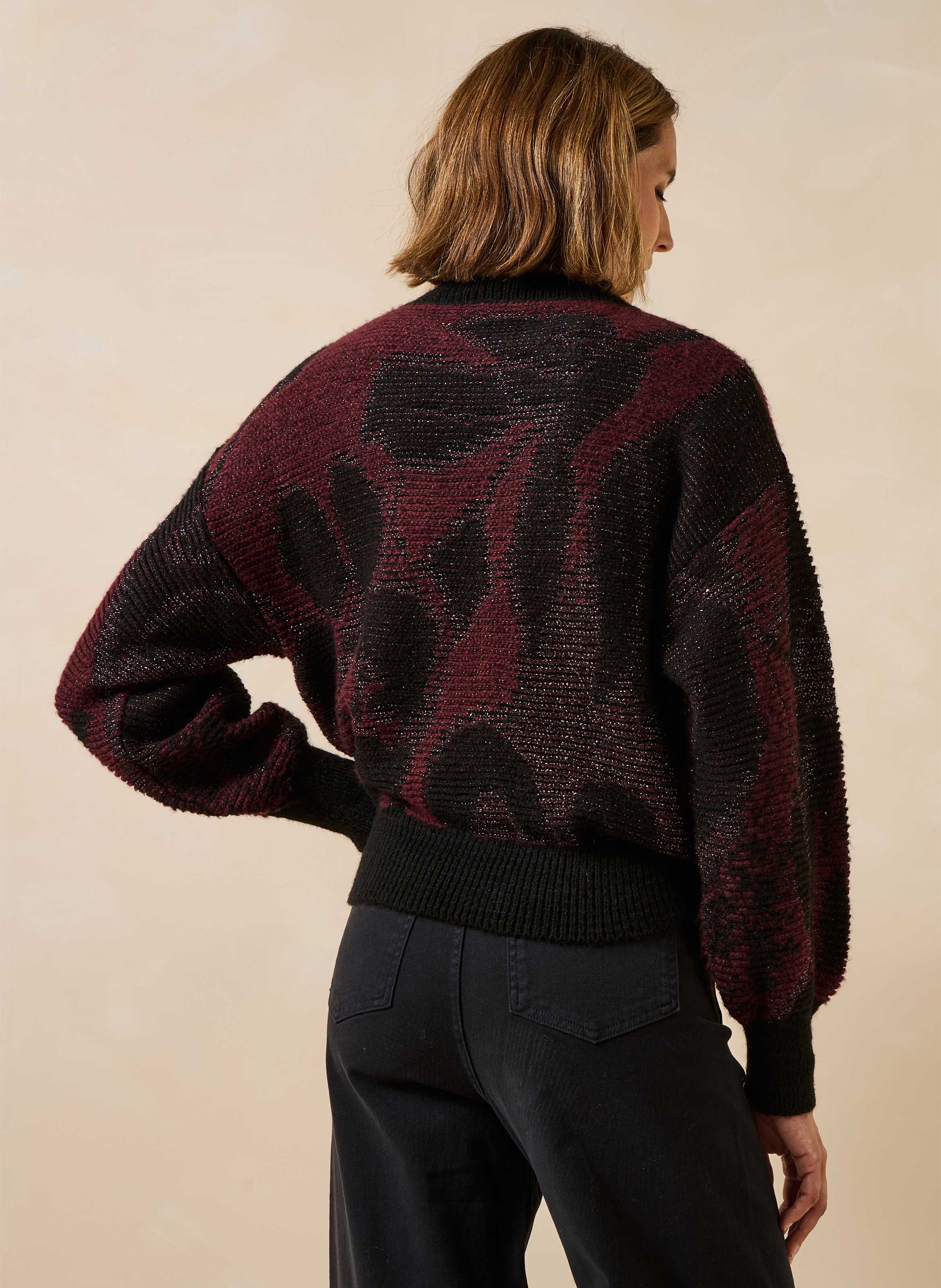 High-neck sweater LA FEE MARABOUTEE Multicolored