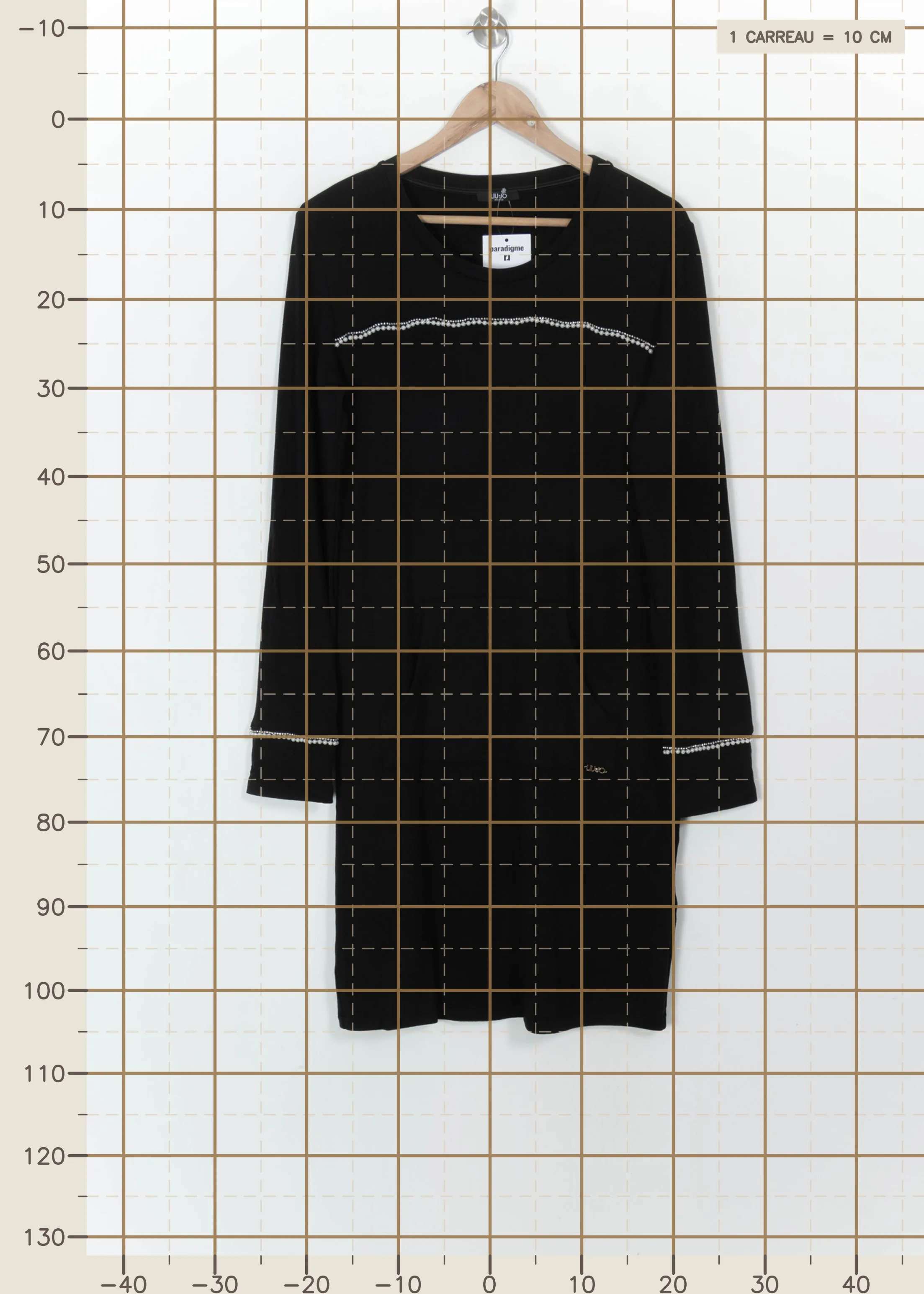 Long dress LIU JO - SECONDE MAIN Black