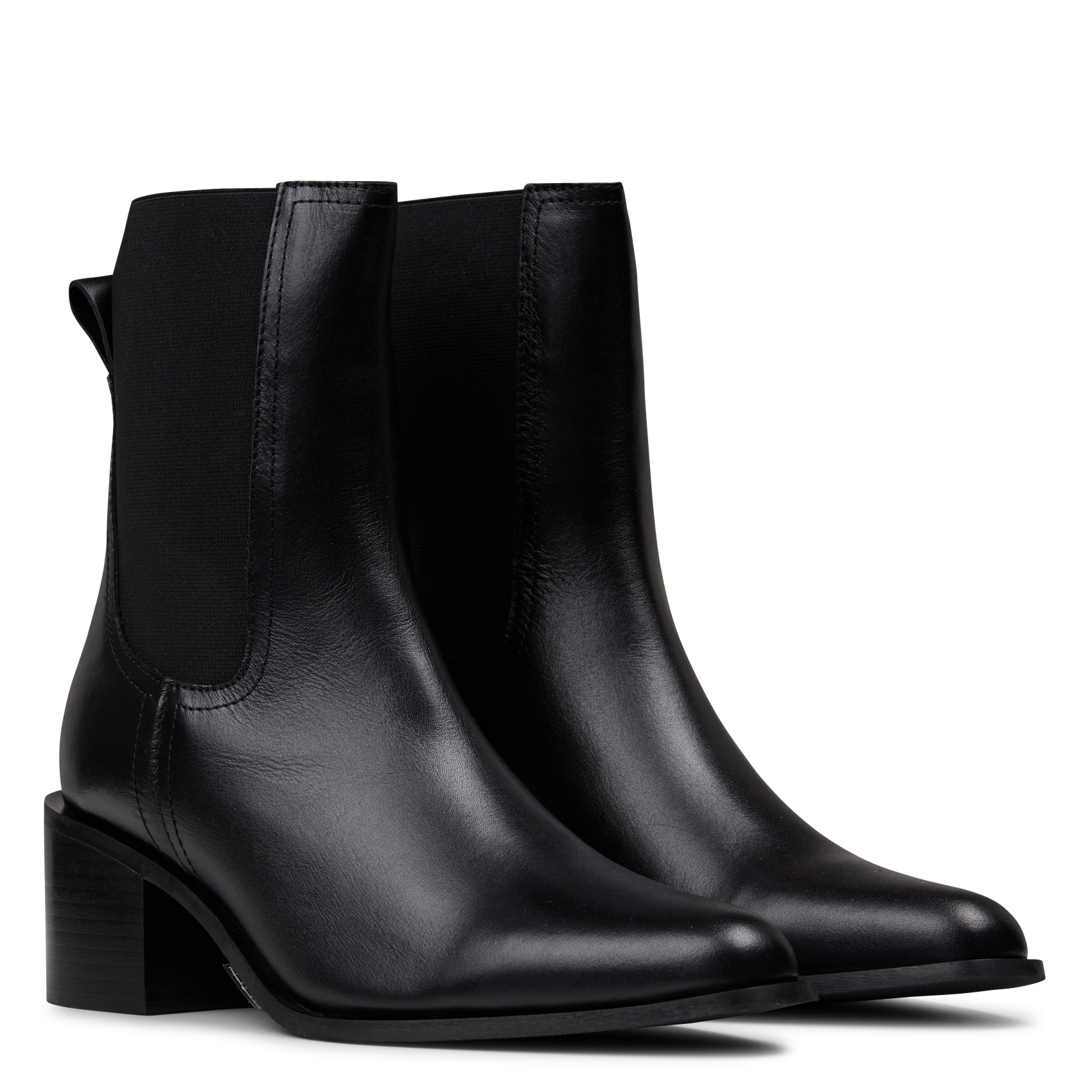 Spitze Lederstiefeletten ANTHOLOGY PARIS Braun