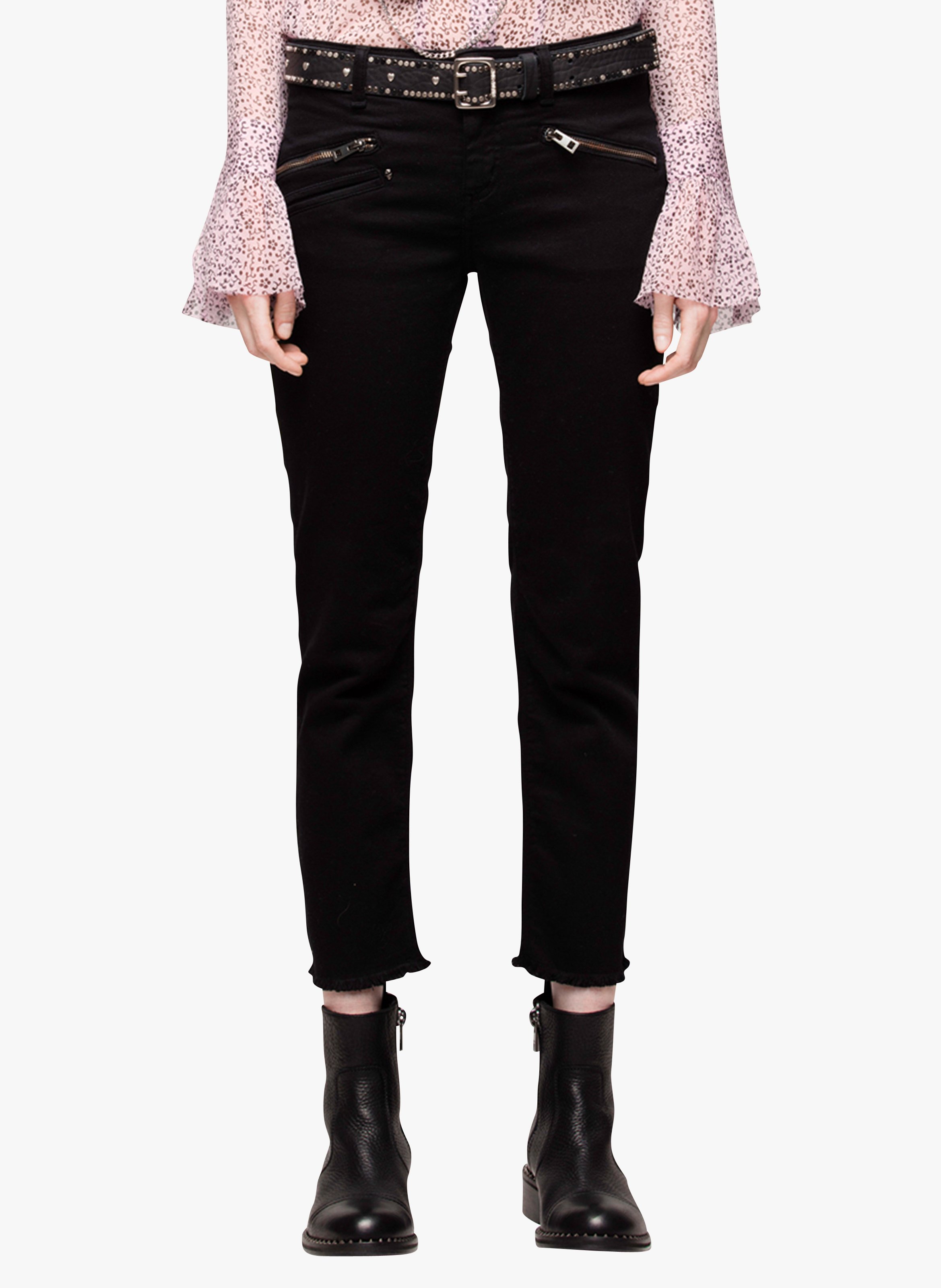 Jeans slim 7/8. ZADIG&VOLTAIRE Nero