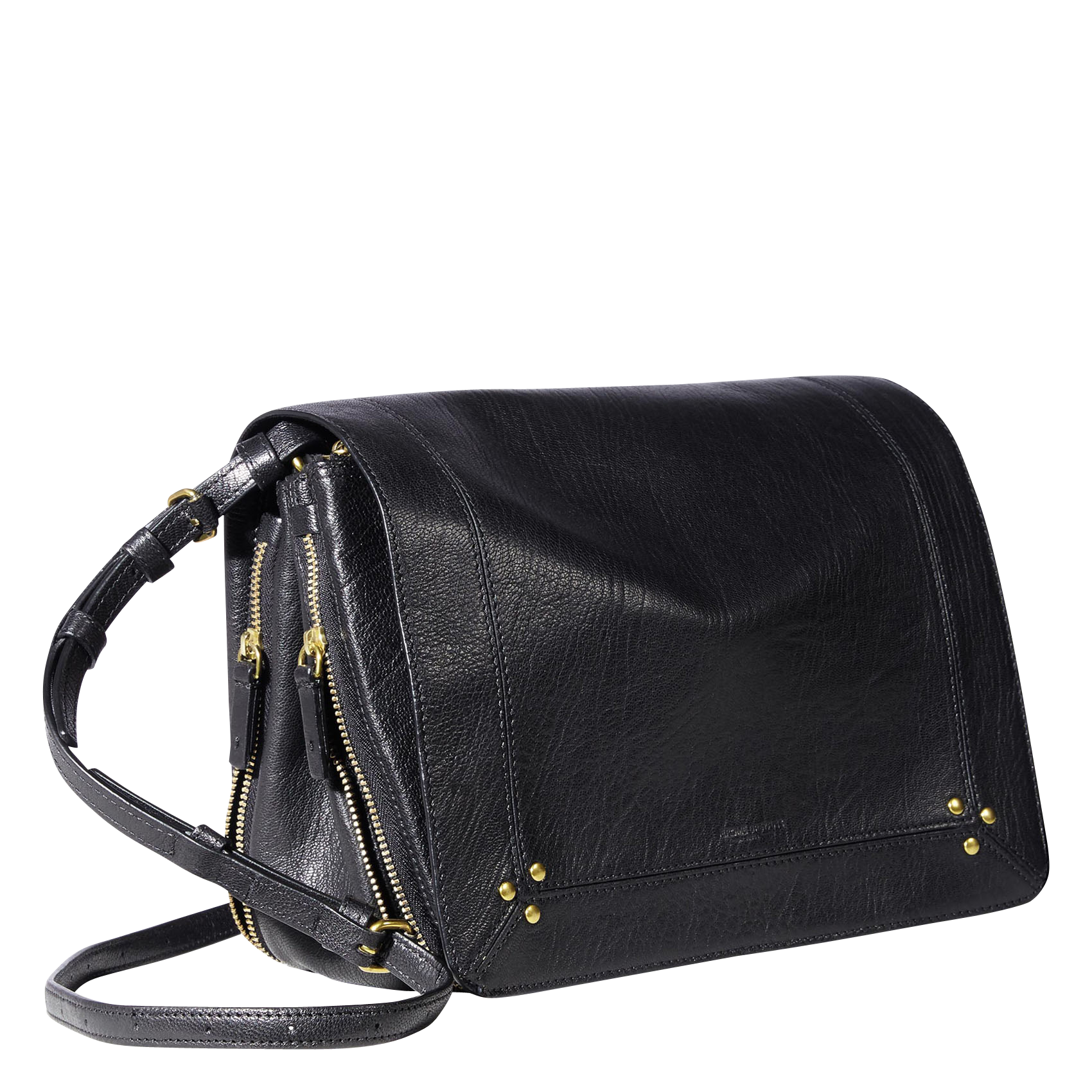 Leder-Umhängetasche JEROME DREYFUSS Schwarz