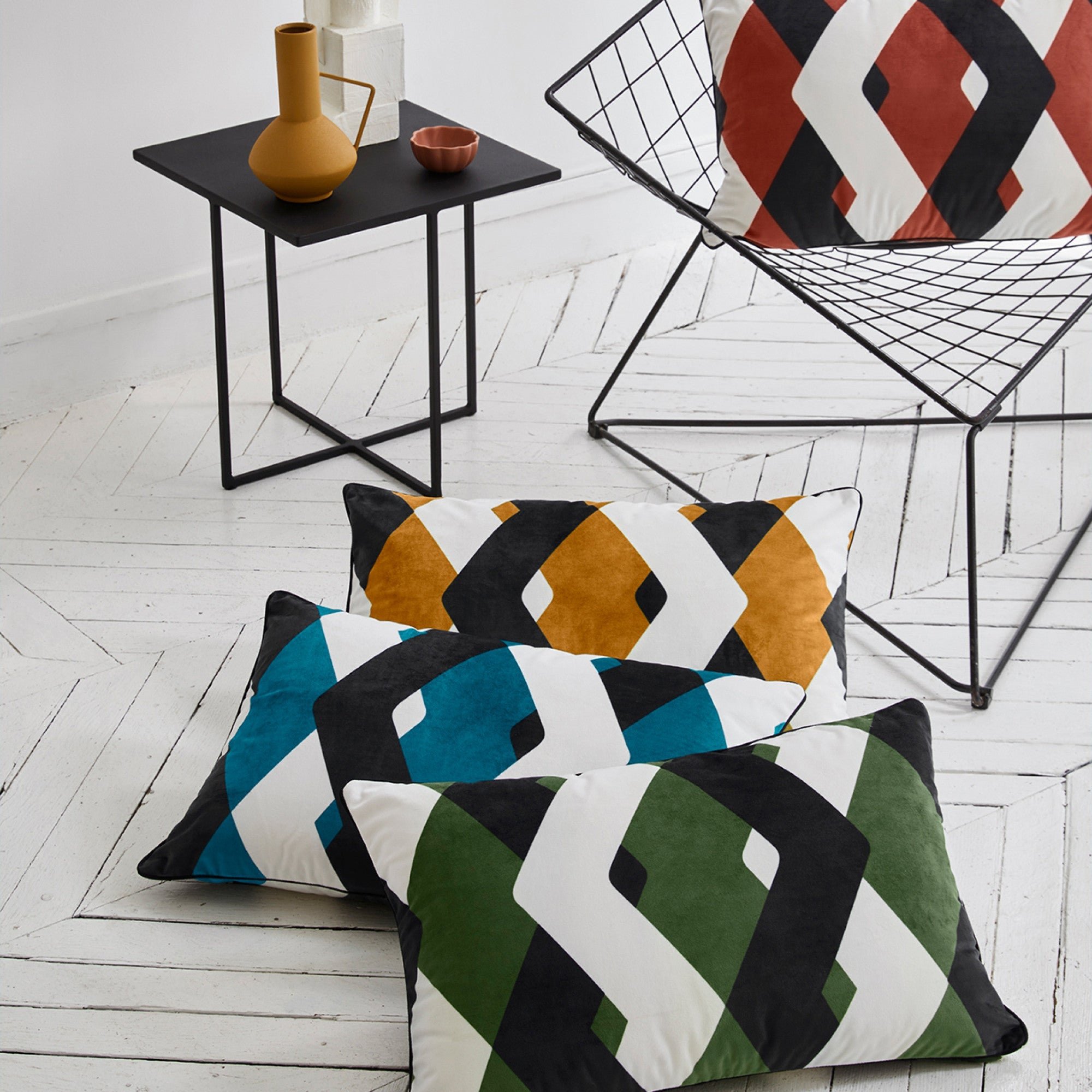 GIANNI - Cushion cover MADURA Blue