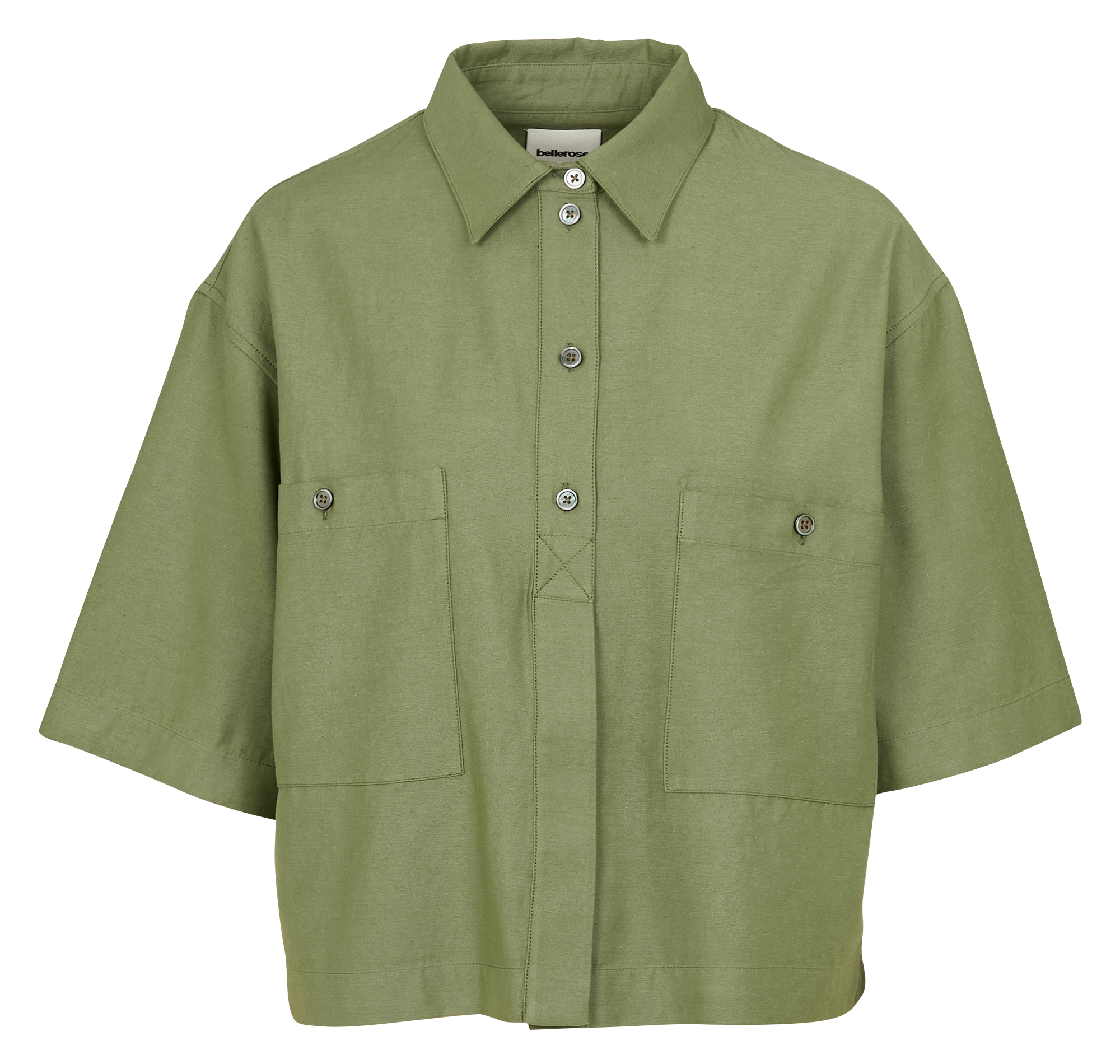 Short straight dress BELLEROSE Khaki