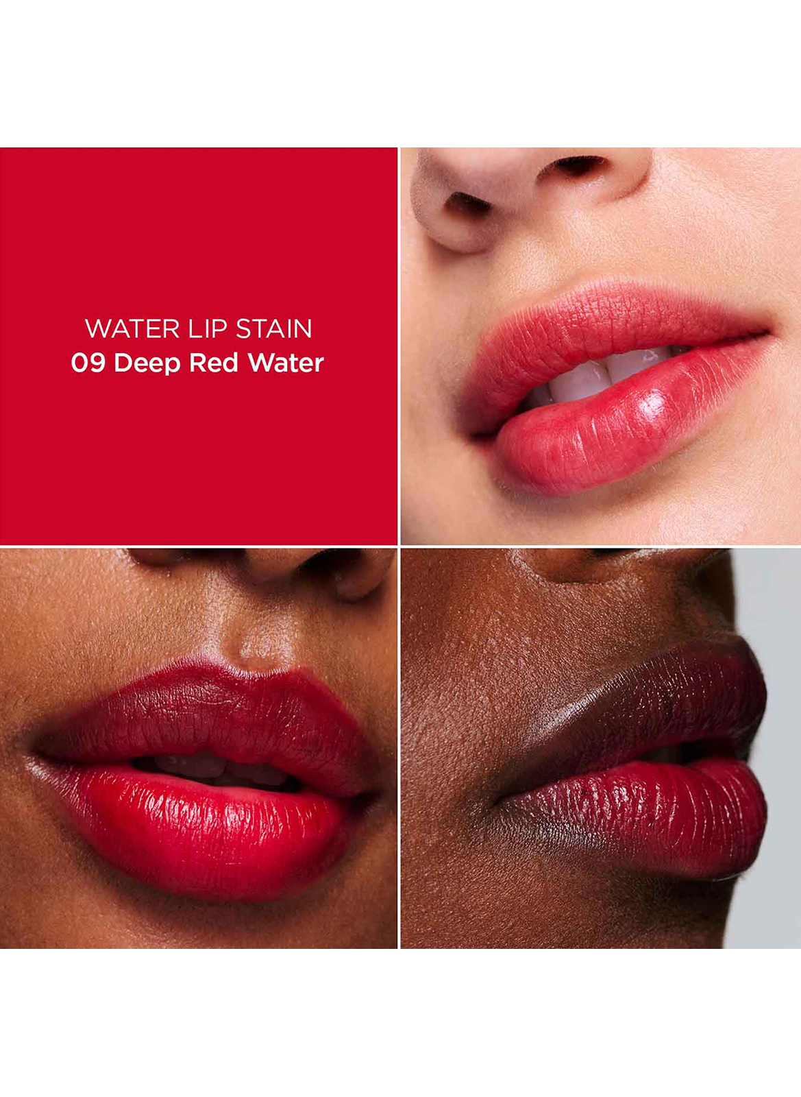 Water Lip Stain - Eau à Lèvres à l’eau de framboise CLARINS 09 deep red water