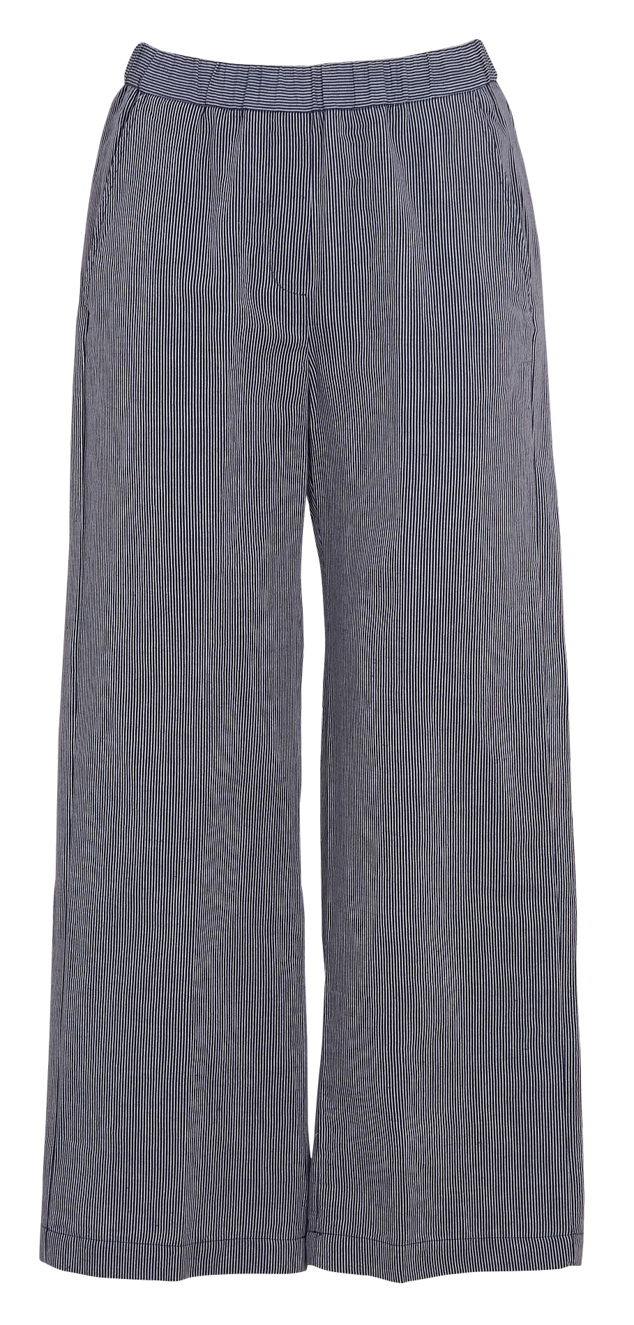 Wide-leg linen-blend pants DIEGA Blue