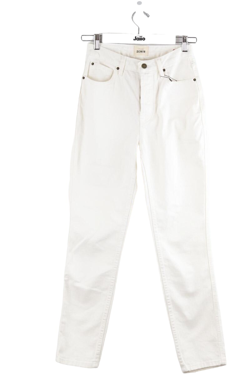 Cotton skinny jeans SEZANE - Seconde main White