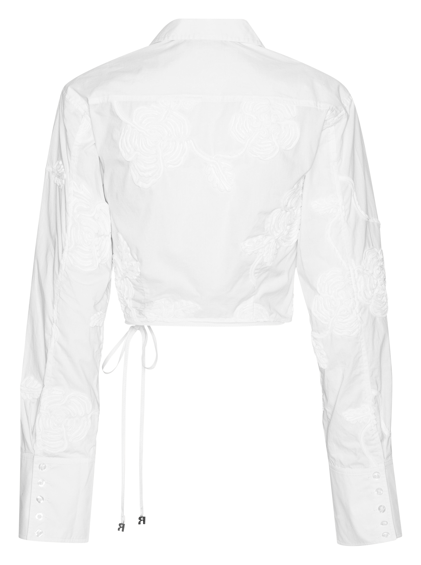 Organic cotton shirt with classic collar ROTATE White