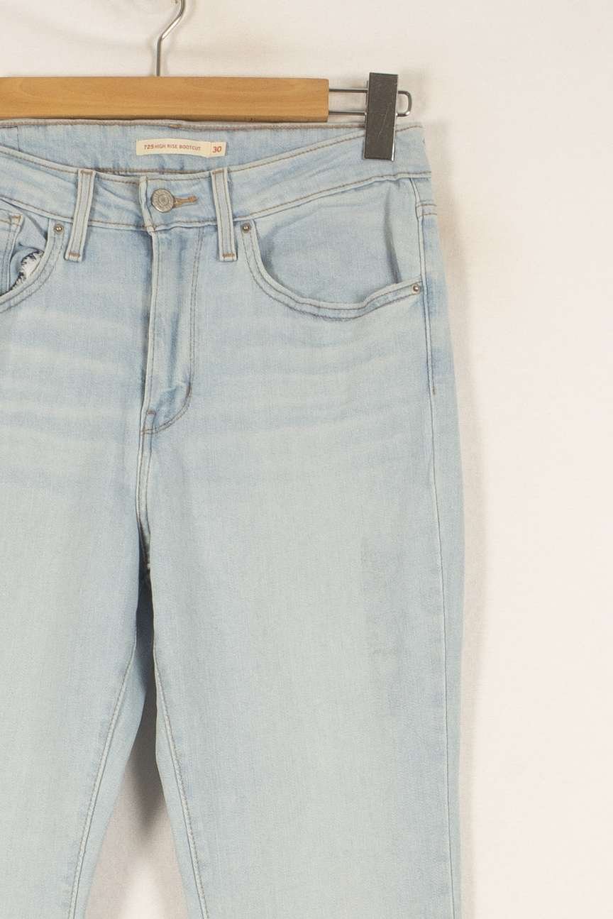 Cropped slim jeans with studs LEVI'S - Seconde main Blue