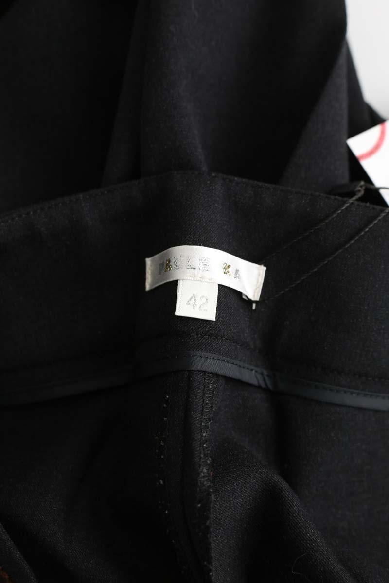 Bandol straight woollen trousers PAULE KA - Seconde main Black